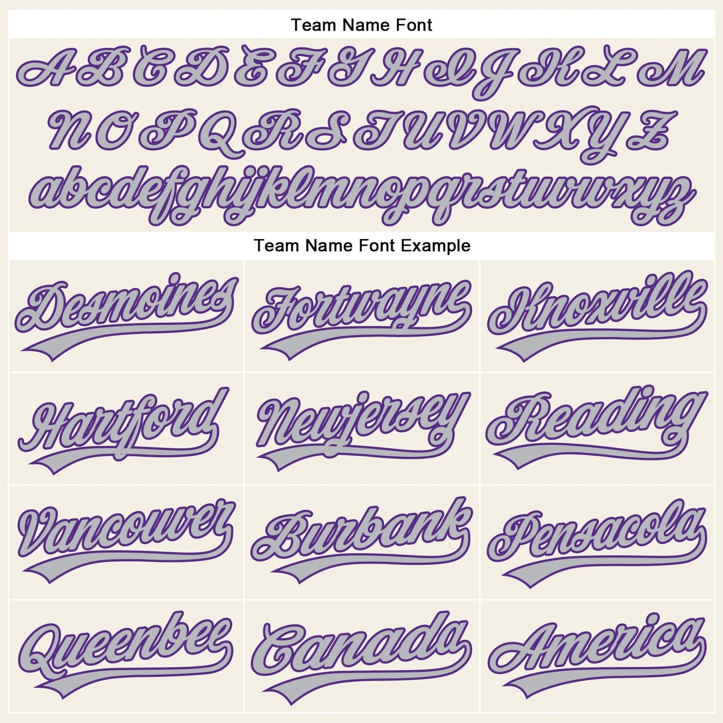 Custom Cream Gray Pinstripe Purple Authentic Baseball Jersey baseball jersey product view 4