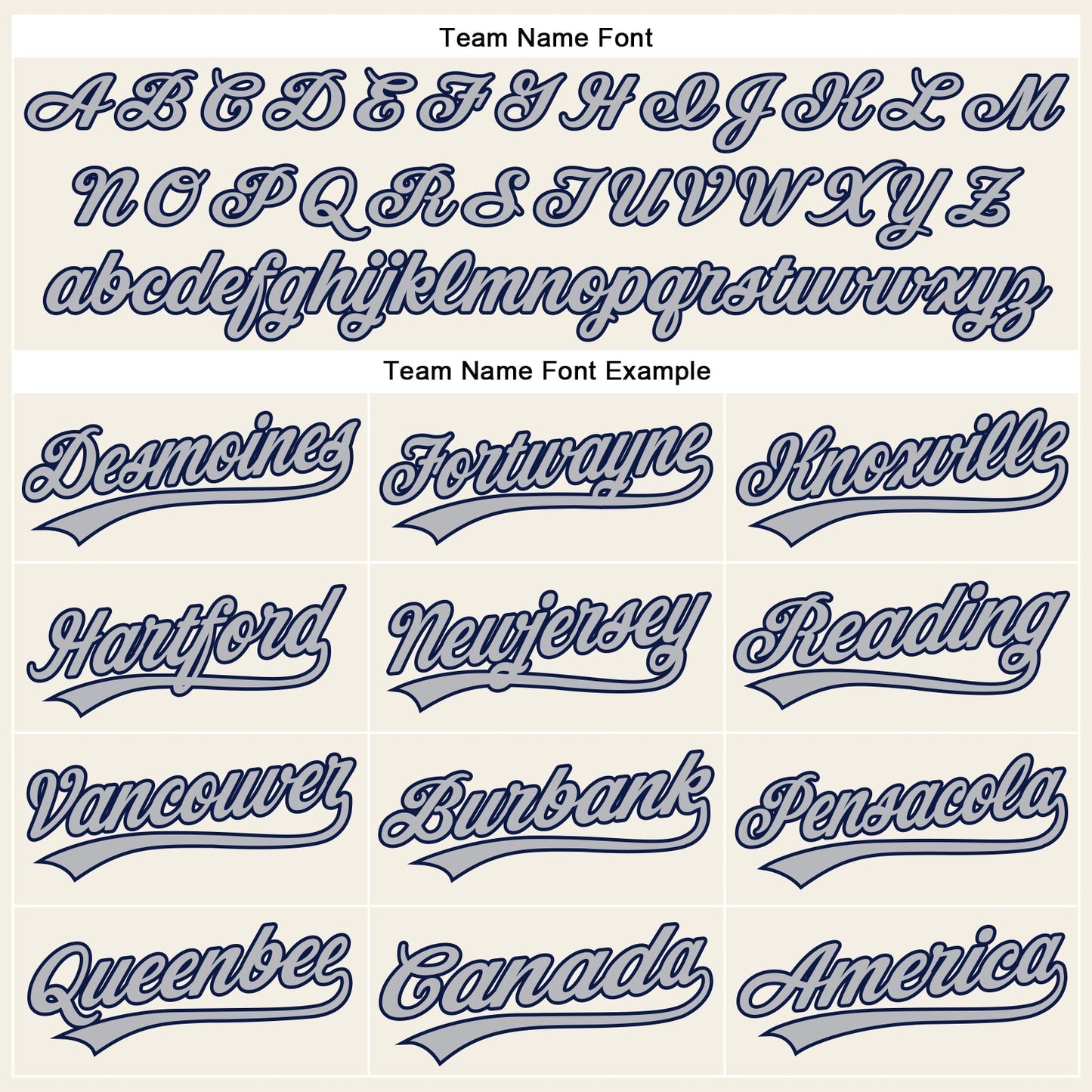 Custom Cream Gray Pinstripe Navy Authentic Baseball Jersey baseball jersey product view 5