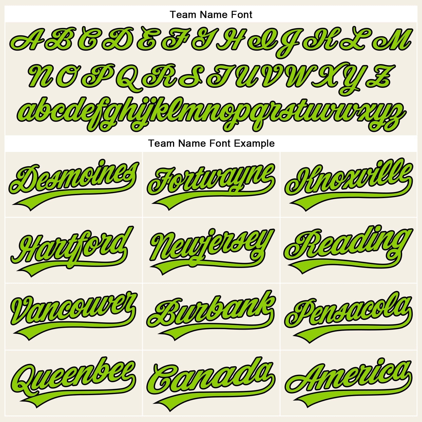 Custom Cream Black Pinstripe Neon Green Authentic Baseball Jersey baseball jersey product view 4