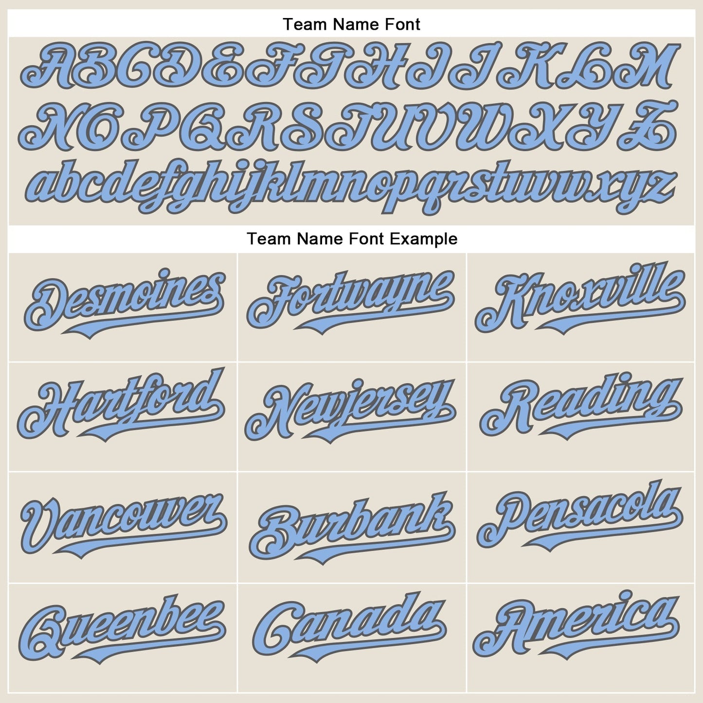 Custom Cream Light Blue-Steel Gray Authentic Baseball Jersey baseball jersey product view 4