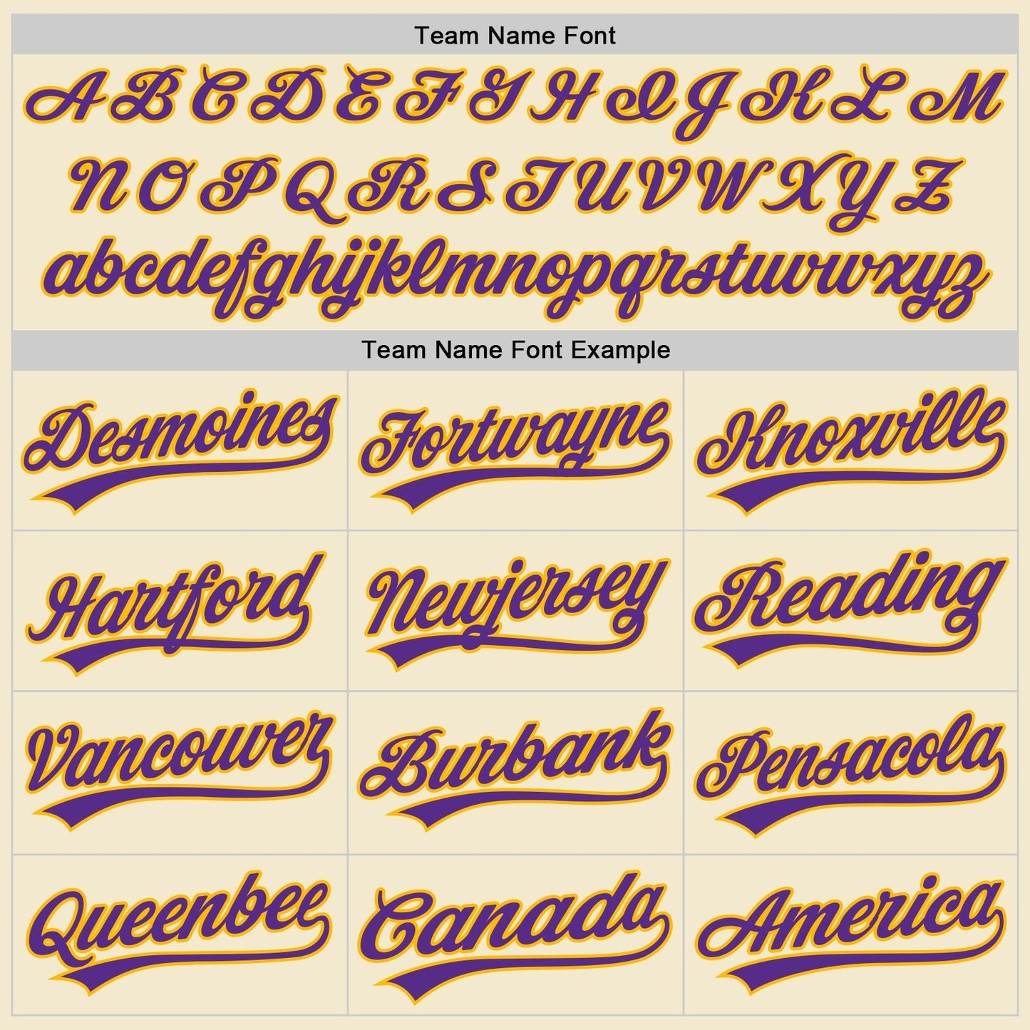 Custom Cream Purple-Gold Authentic Throwback Baseball Jersey baseball jersey product view 4