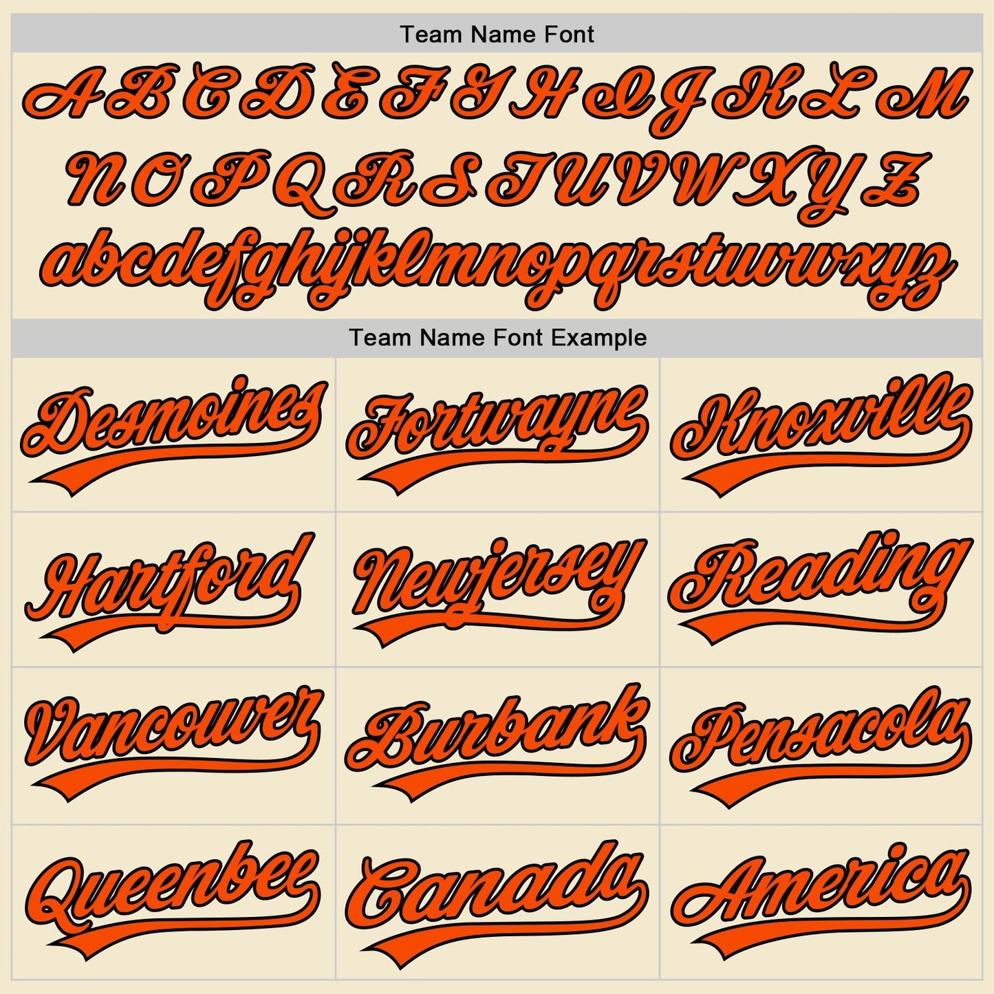 Custom Cream Orange-Black Authentic Throwback Baseball Jersey baseball jersey product view 4