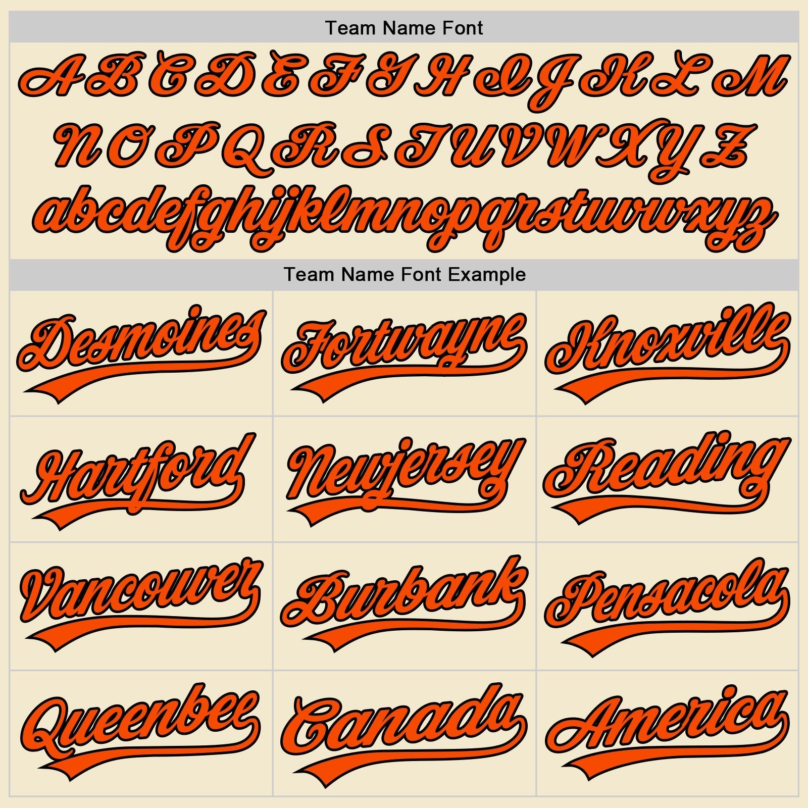 Custom Cream Orange-Black Authentic Throwback Baseball Jersey baseball jersey product view 4