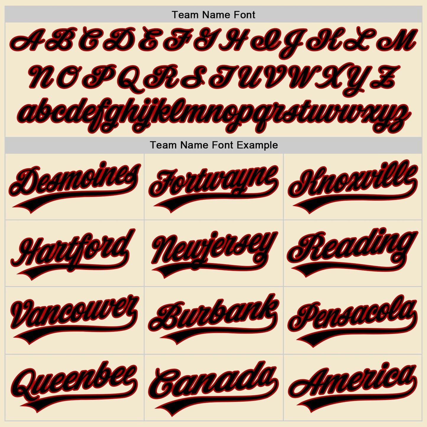 Custom Cream Black-Red Authentic Throwback Baseball Jersey baseball jersey product view 4
