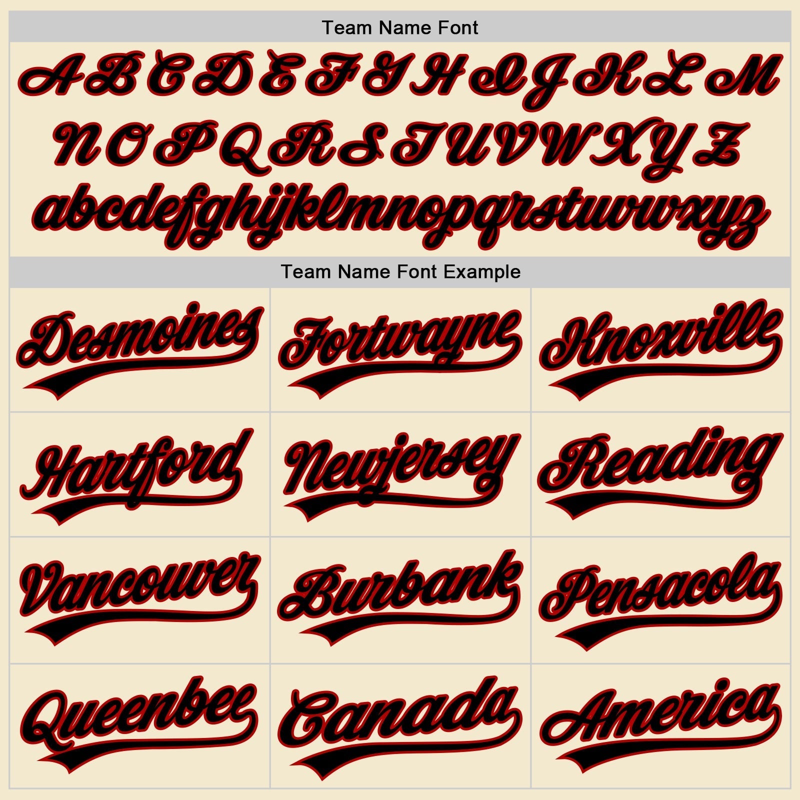 Custom Cream Black-Red Authentic Throwback Baseball Jersey baseball jersey product view 4