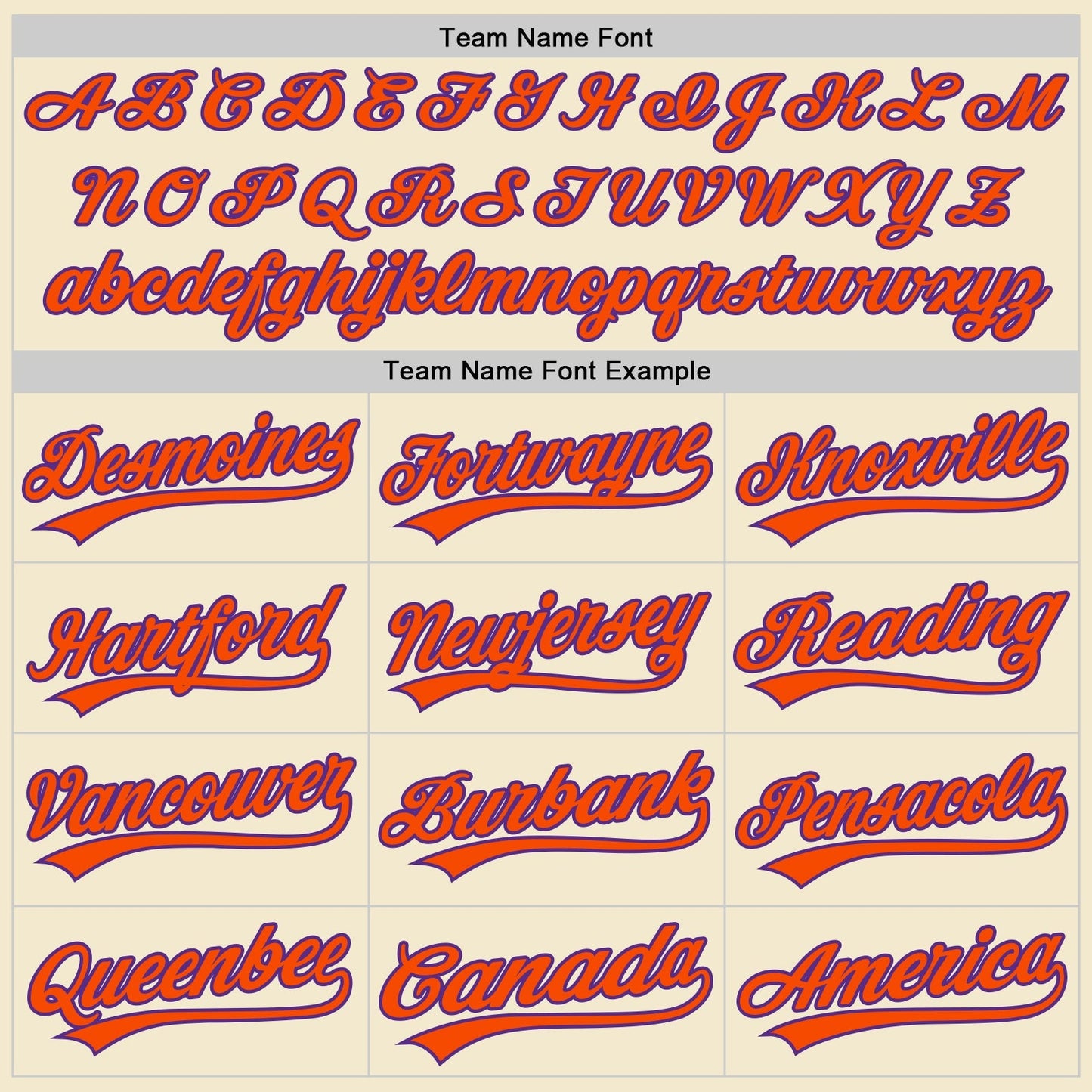 Custom Cream Purple-Orange Authentic Throwback Baseball Jersey baseball jersey product view 4