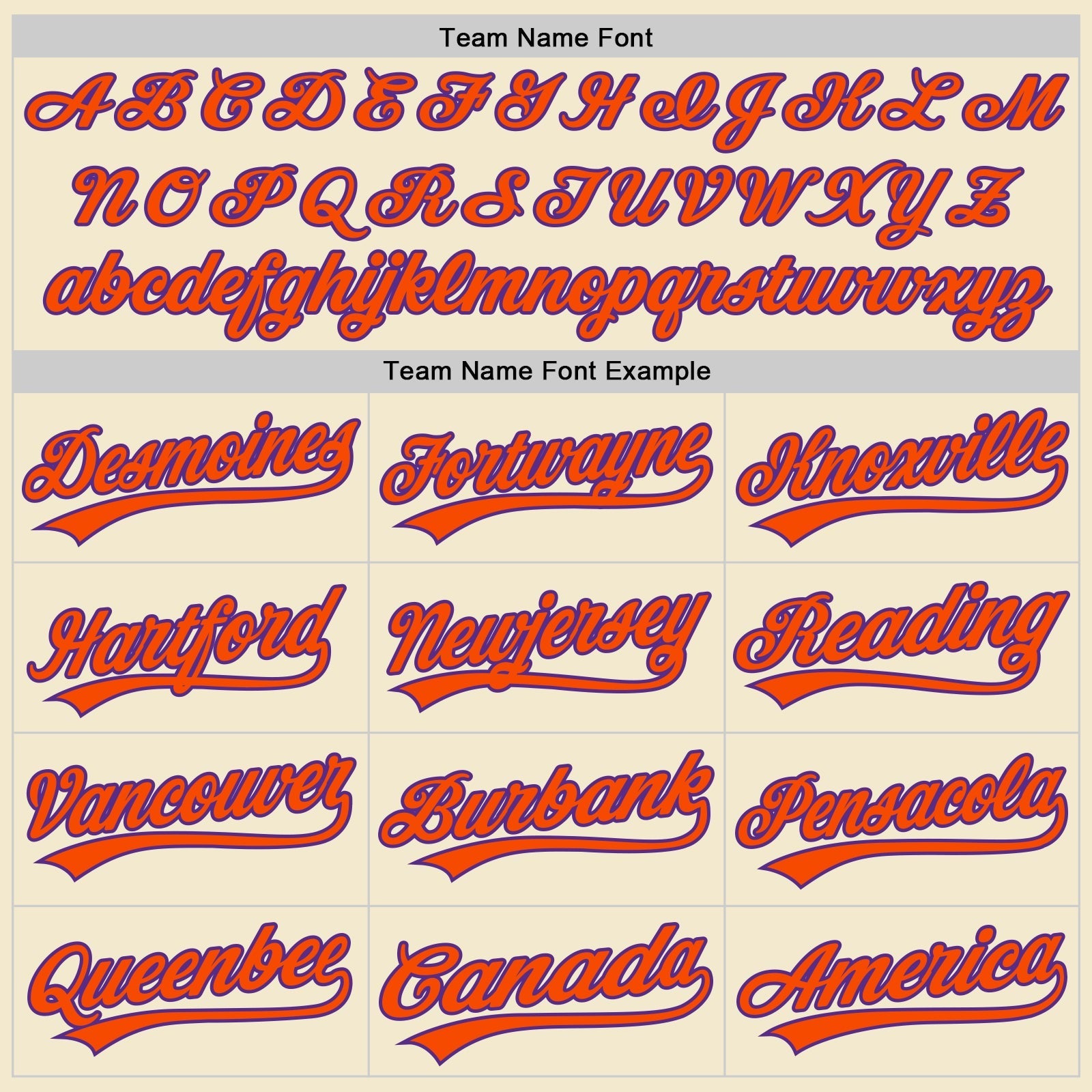 Custom Cream Purple-Orange Authentic Throwback Baseball Jersey baseball jersey product view 4