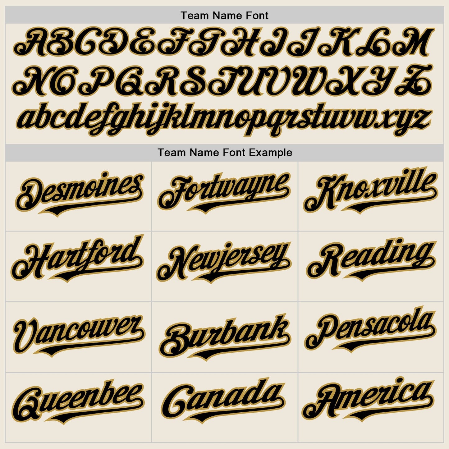 Custom Cream (Black Old Gold Pinstripe) Black-Old Gold Authentic Baseball Jersey baseball jersey product view 4