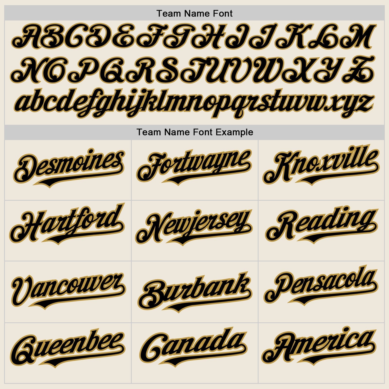 Custom Cream (Black Old Gold Pinstripe) Black-Old Gold Authentic Baseball Jersey baseball jersey product view 4