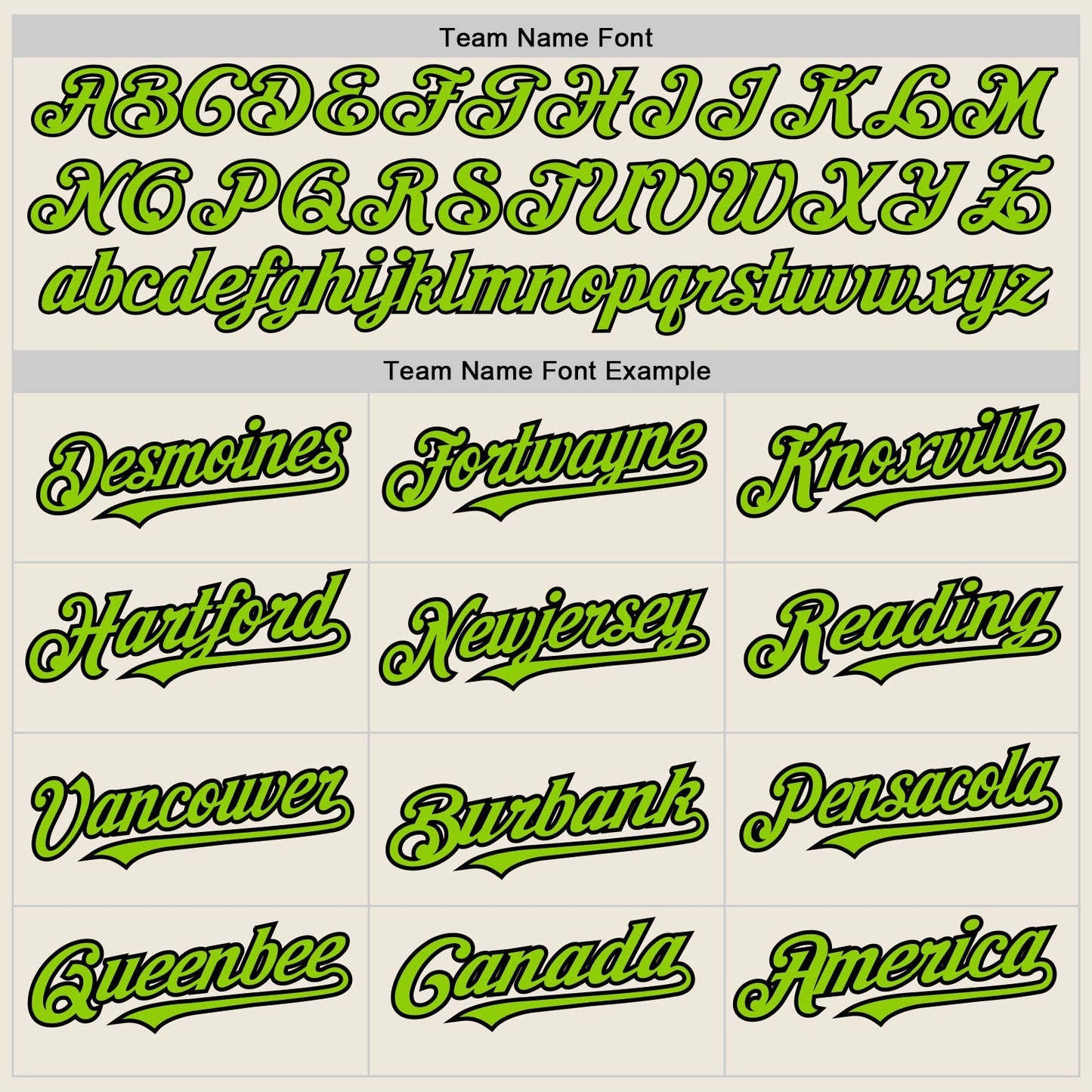 Custom Cream (Black Neon Green Pinstripe) Neon Green-Black Authentic Baseball Jersey baseball jersey product view 4