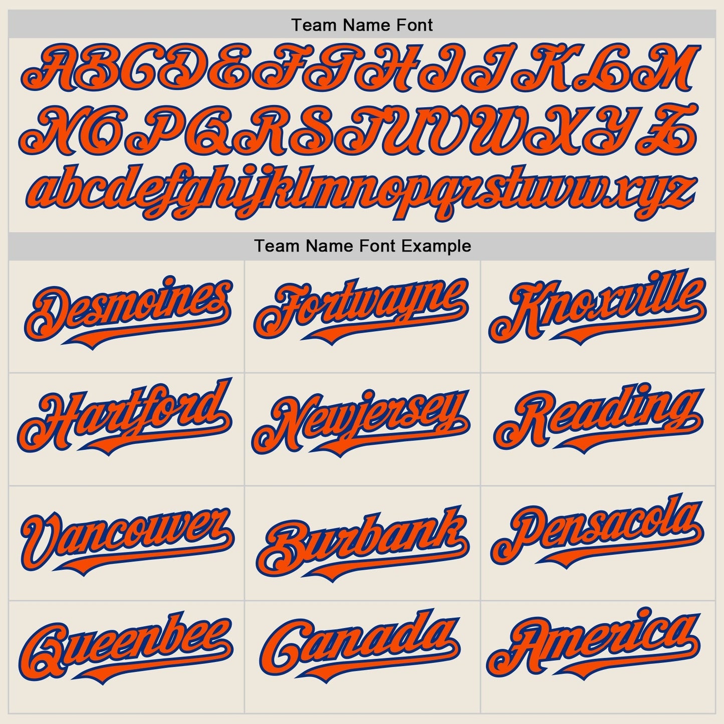 Custom Cream (Royal Orange Pinstripe) Orange-Royal Authentic Baseball Jersey baseball jersey product view 4