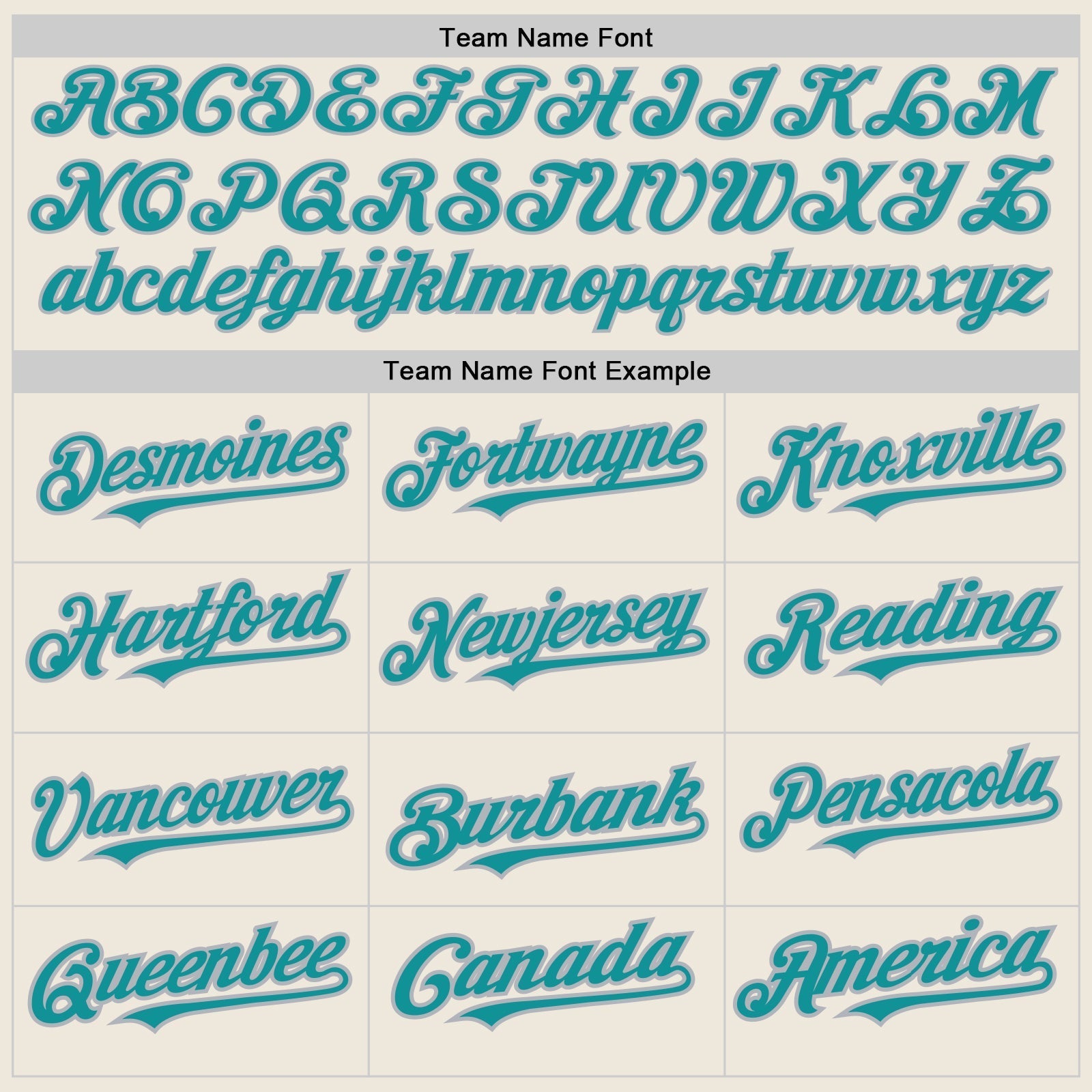 Custom Cream (Teal Gray Pinstripe) Teal-Gray Authentic Baseball Jersey baseball jersey product view 4