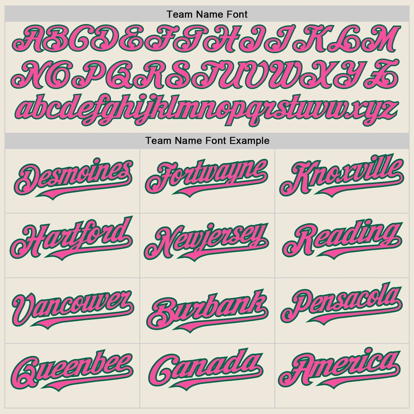 Custom Cream (Kelly Green Pink Pinstripe) Pink-Kelly Green Authentic Baseball Jersey baseball jersey product view 4