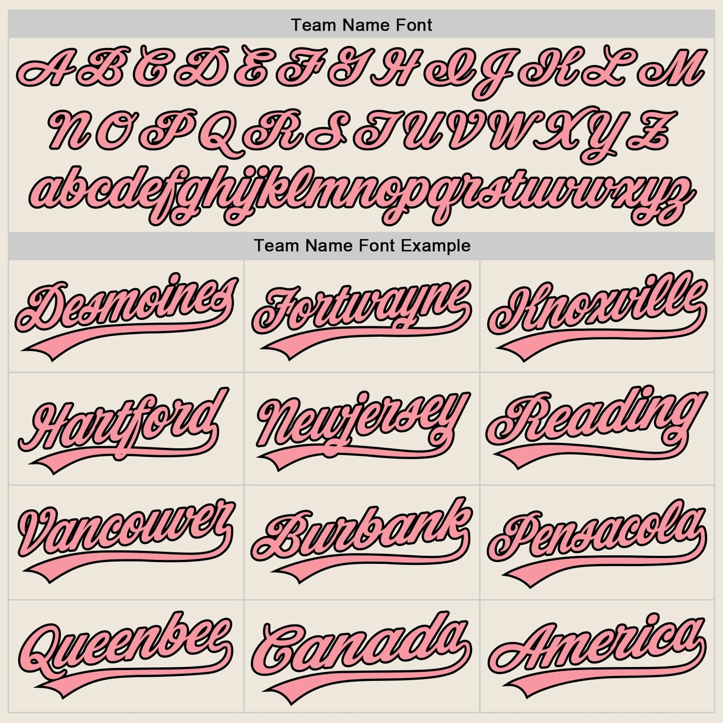 Custom Cream Medium Pink-Black Authentic Baseball Jersey baseball jersey product view 4