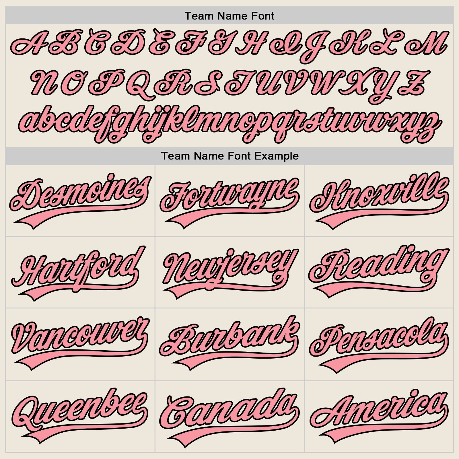 Custom Cream Medium Pink-Black Authentic Baseball Jersey baseball jersey product view 4