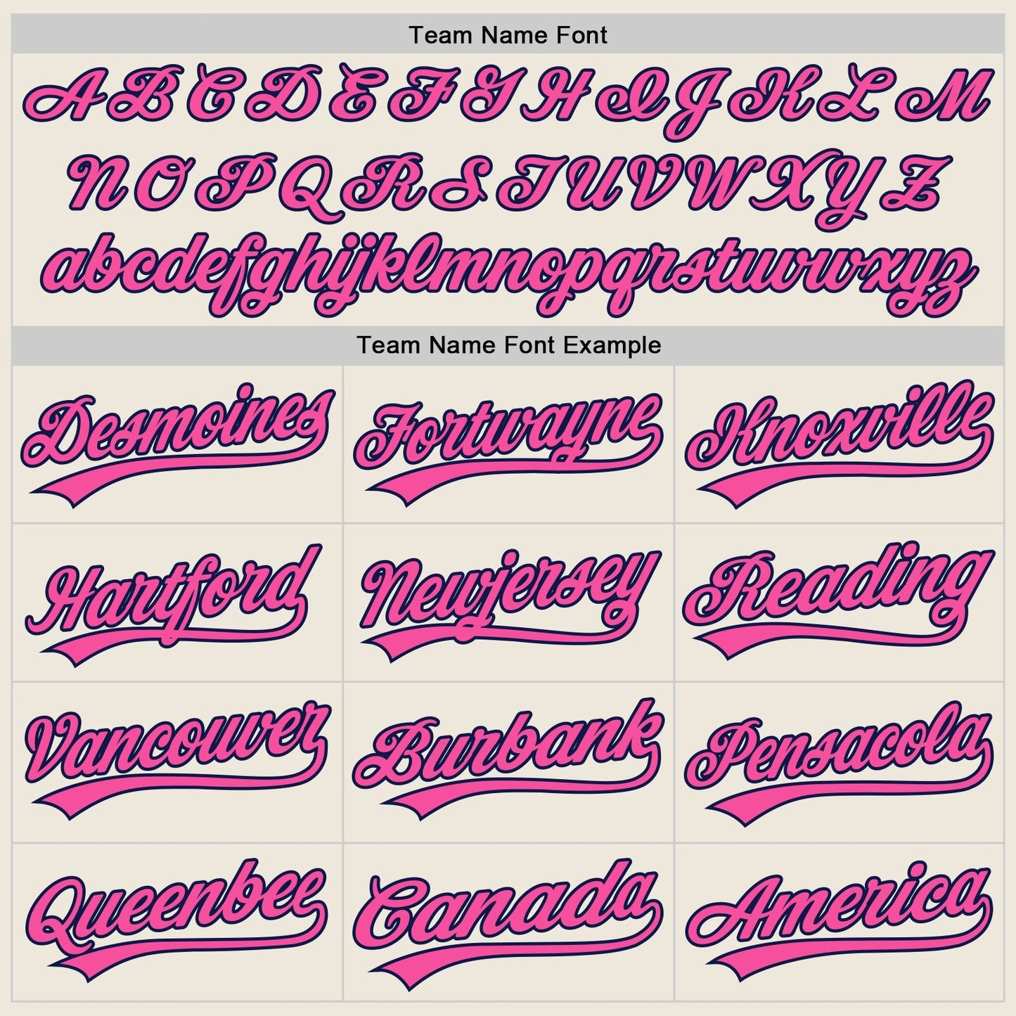 Custom Cream Pink-Navy Authentic Baseball Jersey baseball jersey product view 4