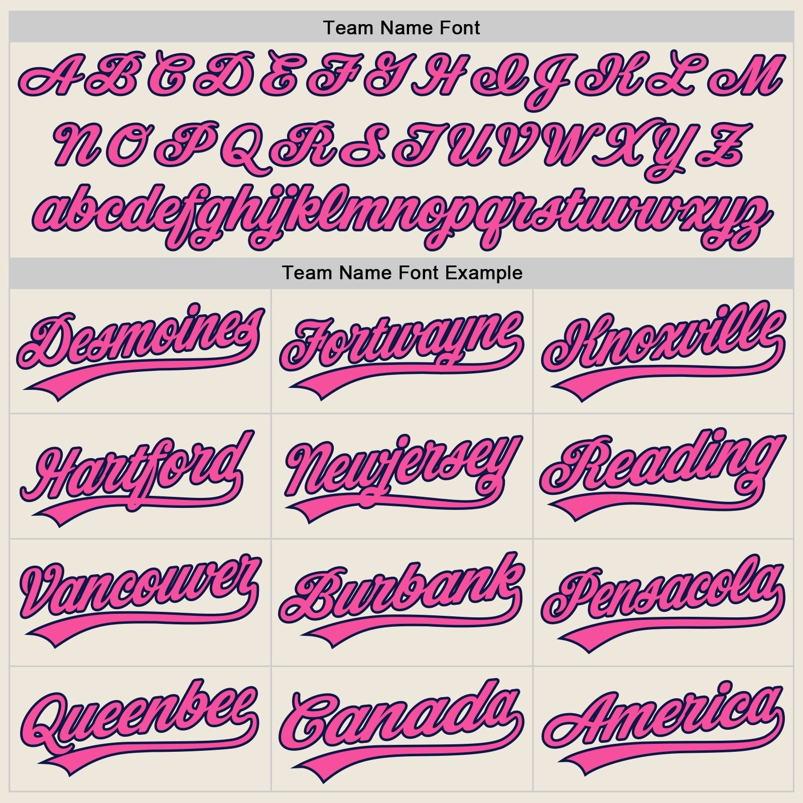 Custom Cream Pink-Navy Authentic Baseball Jersey baseball jersey product view 4