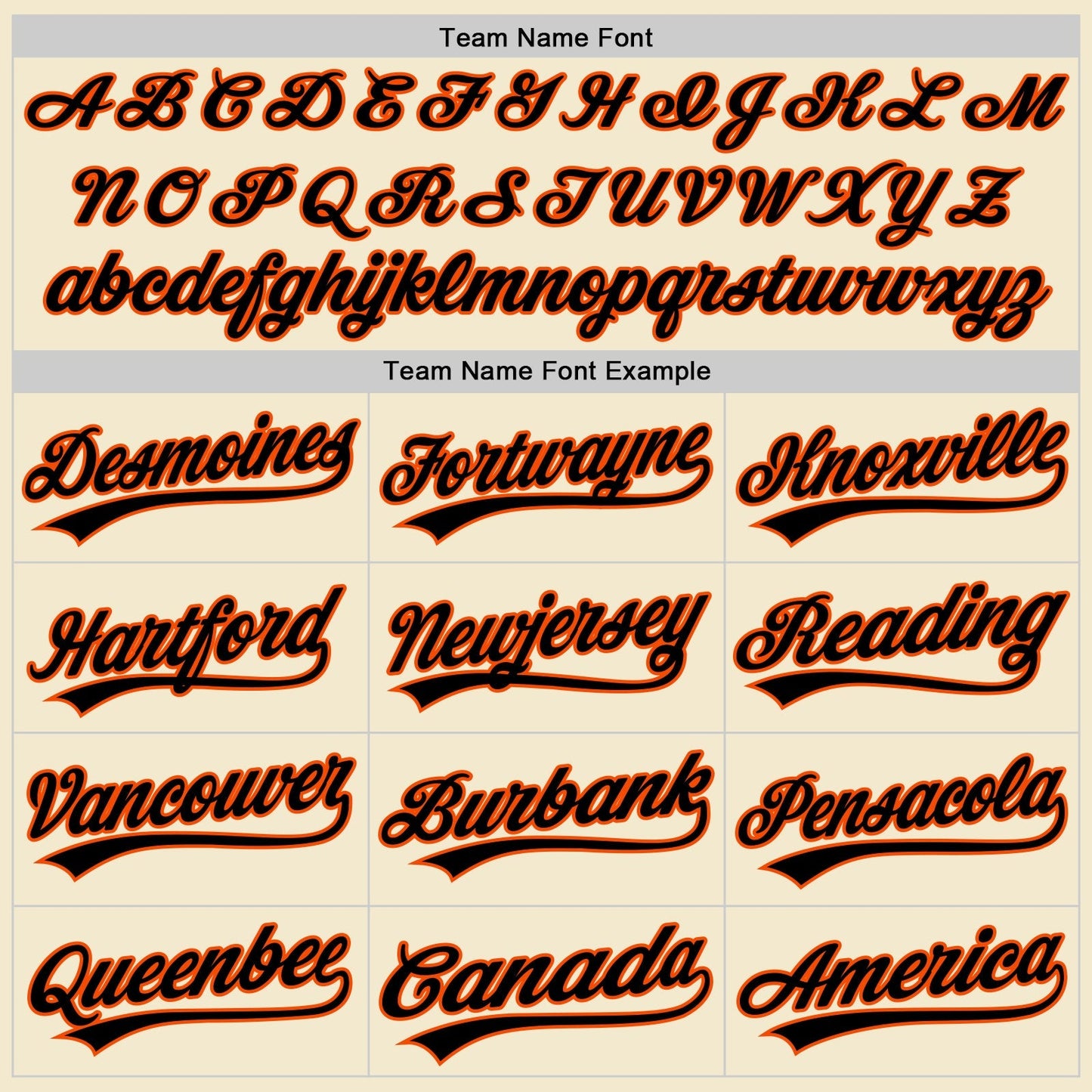 Custom Cream Black-Orange Authentic Throwback Baseball Jersey baseball jersey product view 4