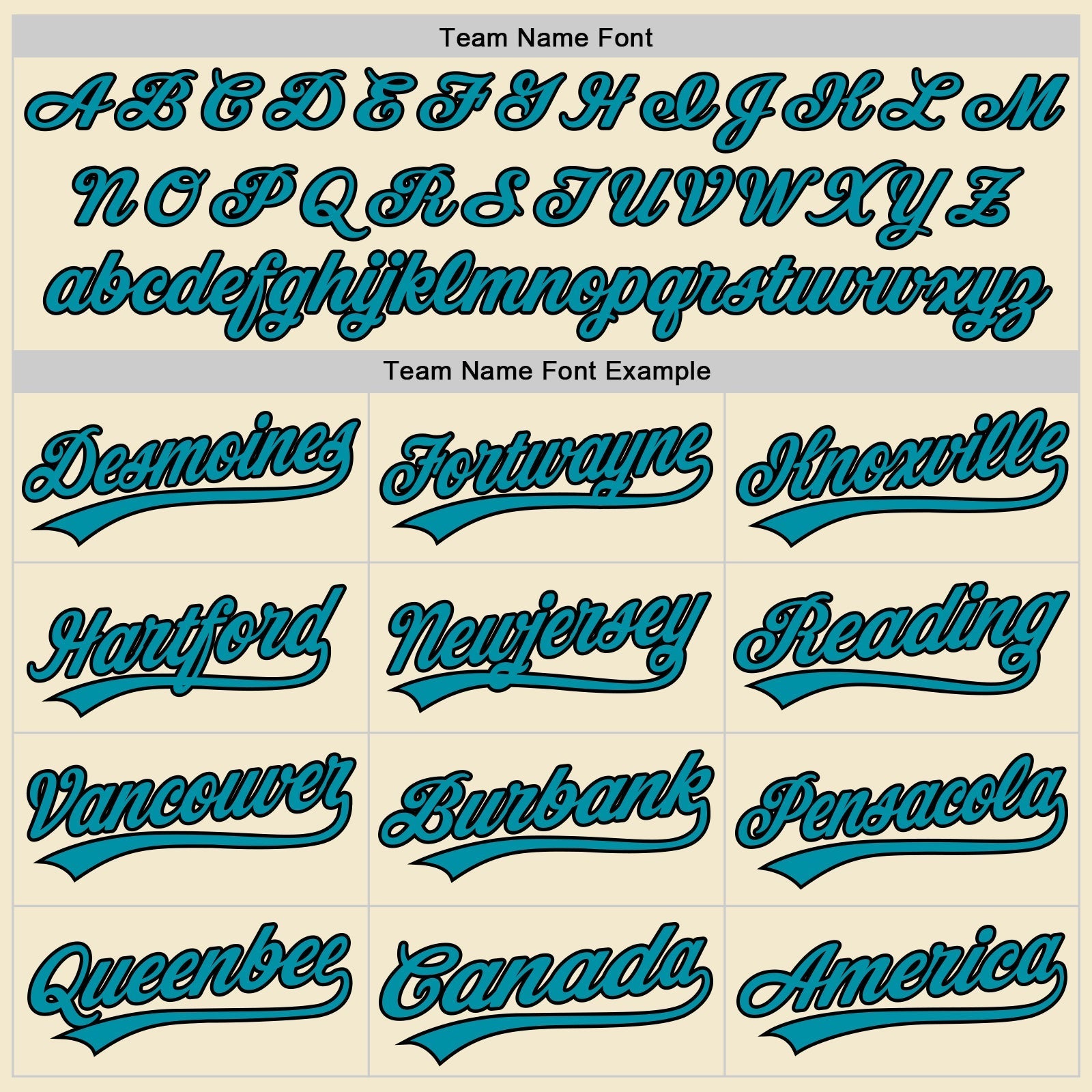 Custom Cream Teal-Black Authentic Throwback Baseball Jersey baseball jersey product view 4