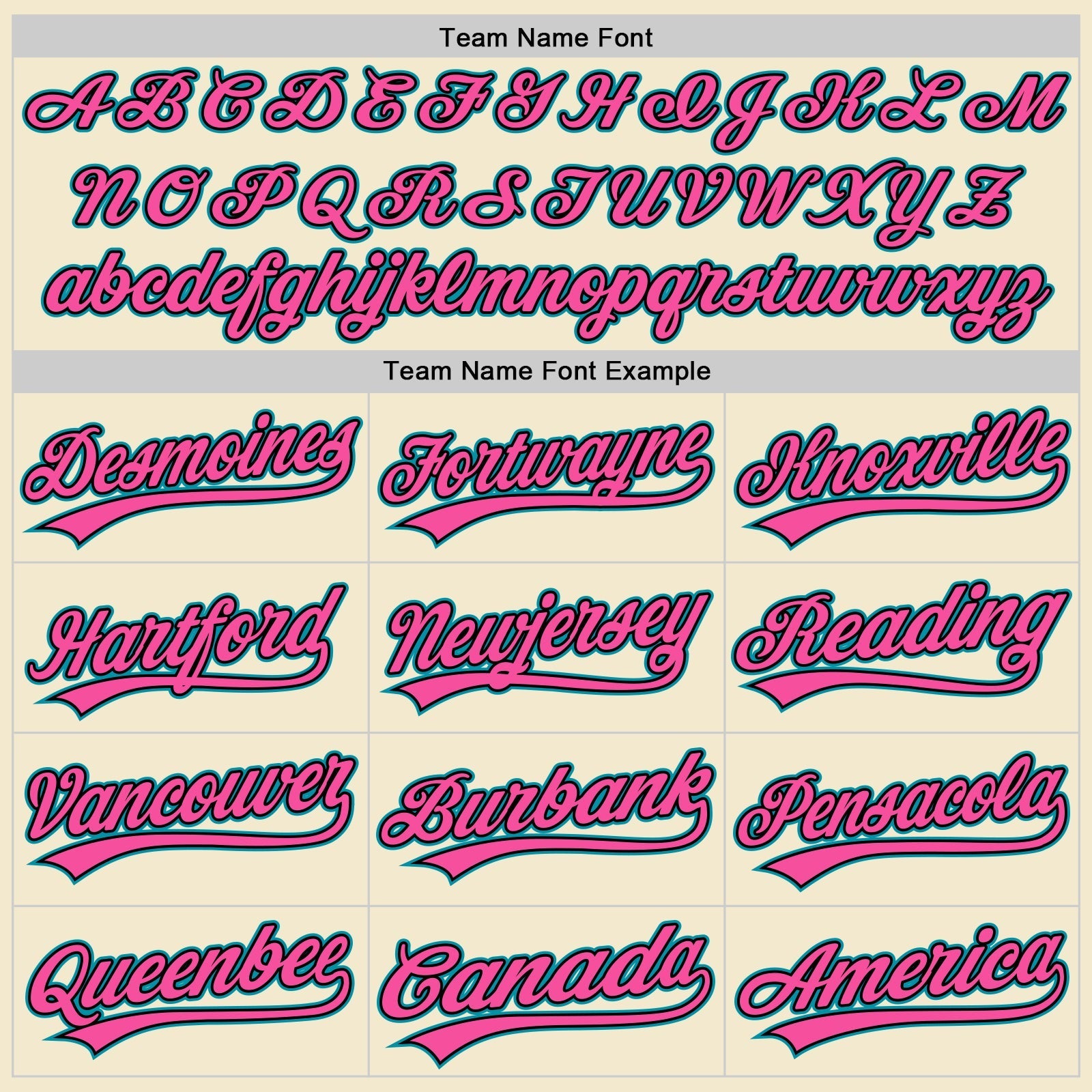 Custom Cream Teal Black-Pink Authentic Throwback Baseball Jersey baseball jersey product view 4