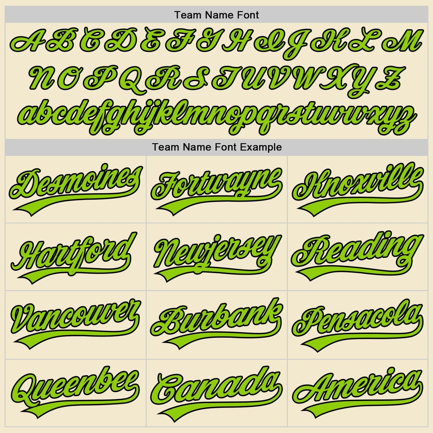 Custom Cream Neon Green-Black Authentic Throwback Baseball Jersey baseball jersey product view 4