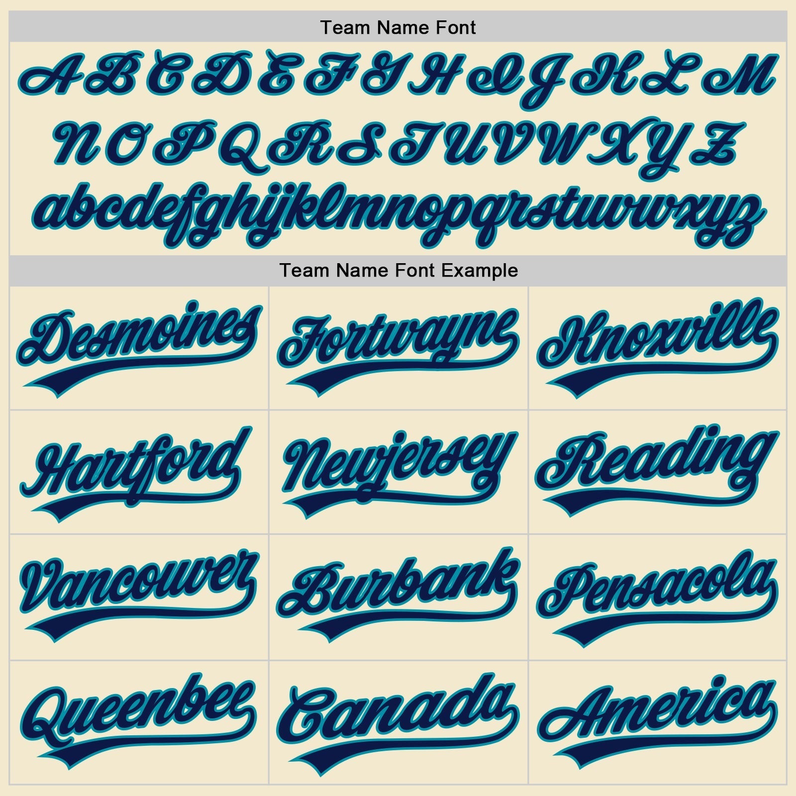 Custom Cream Navy-Teal Authentic Throwback Baseball Jersey baseball jersey product view 4