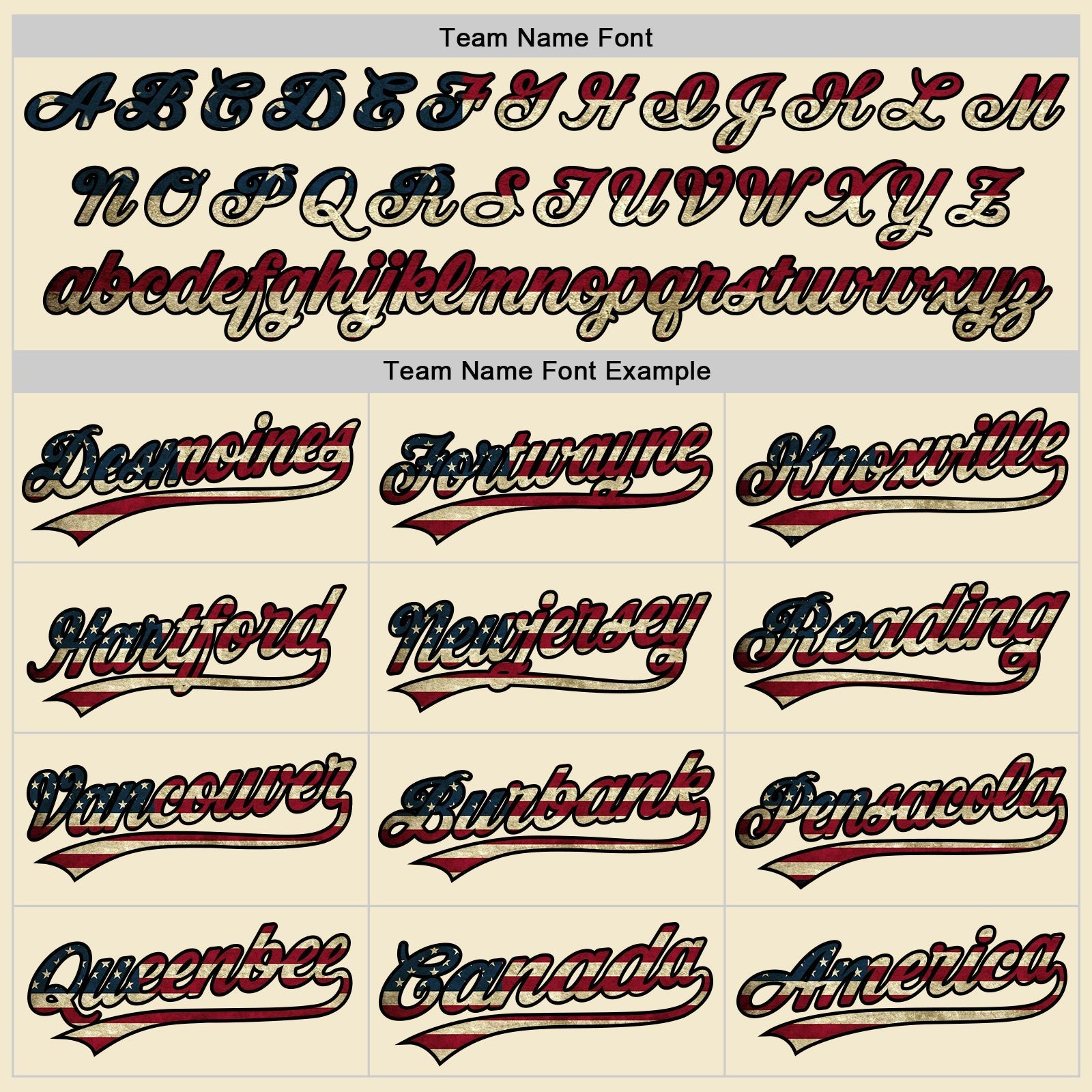 Custom Cream Vintage USA Flag Black-Old Gold Authentic Throwback Baseball Jersey baseball jersey product view 4