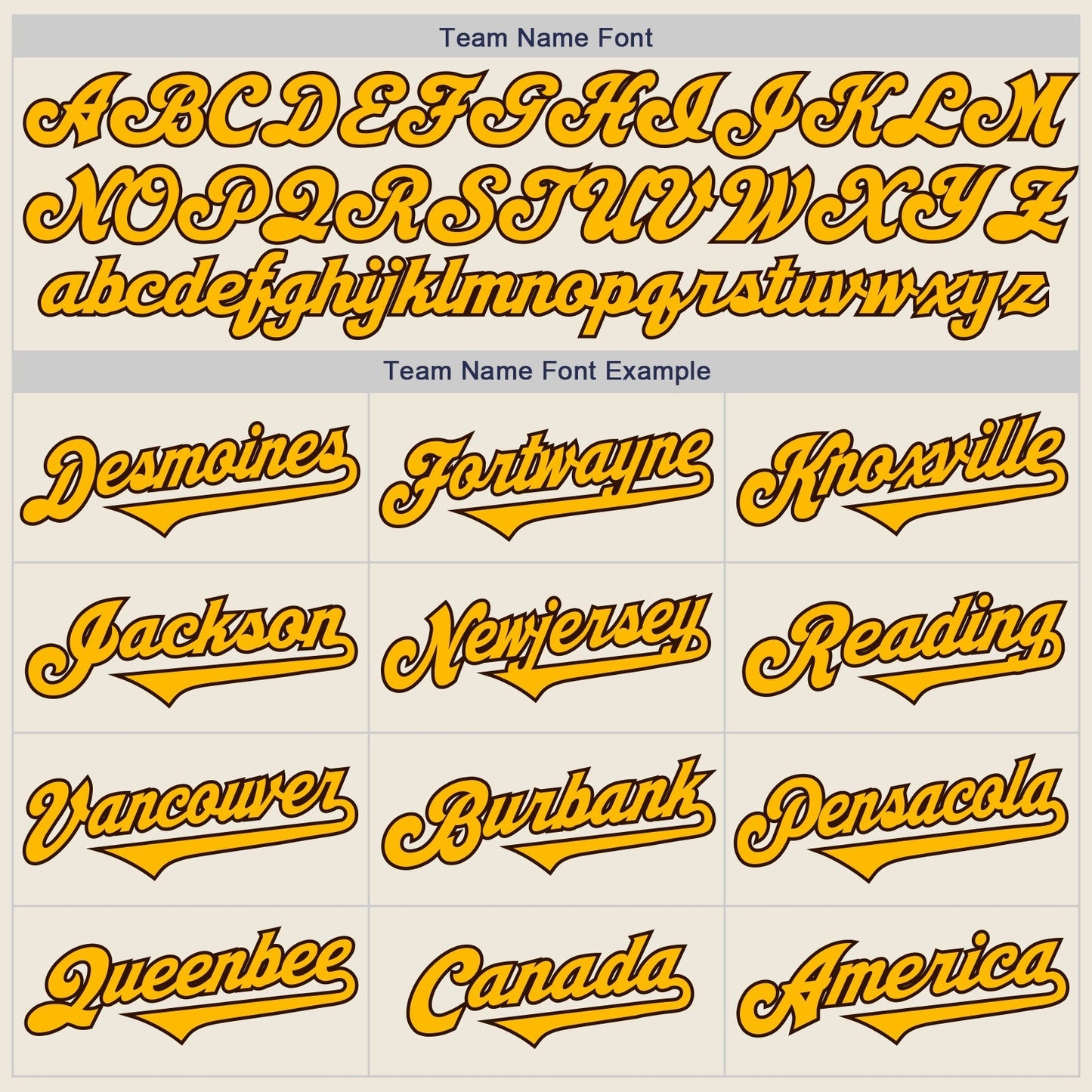 Custom Cream Gold-Brown Authentic Baseball Jersey baseball jersey product view 4