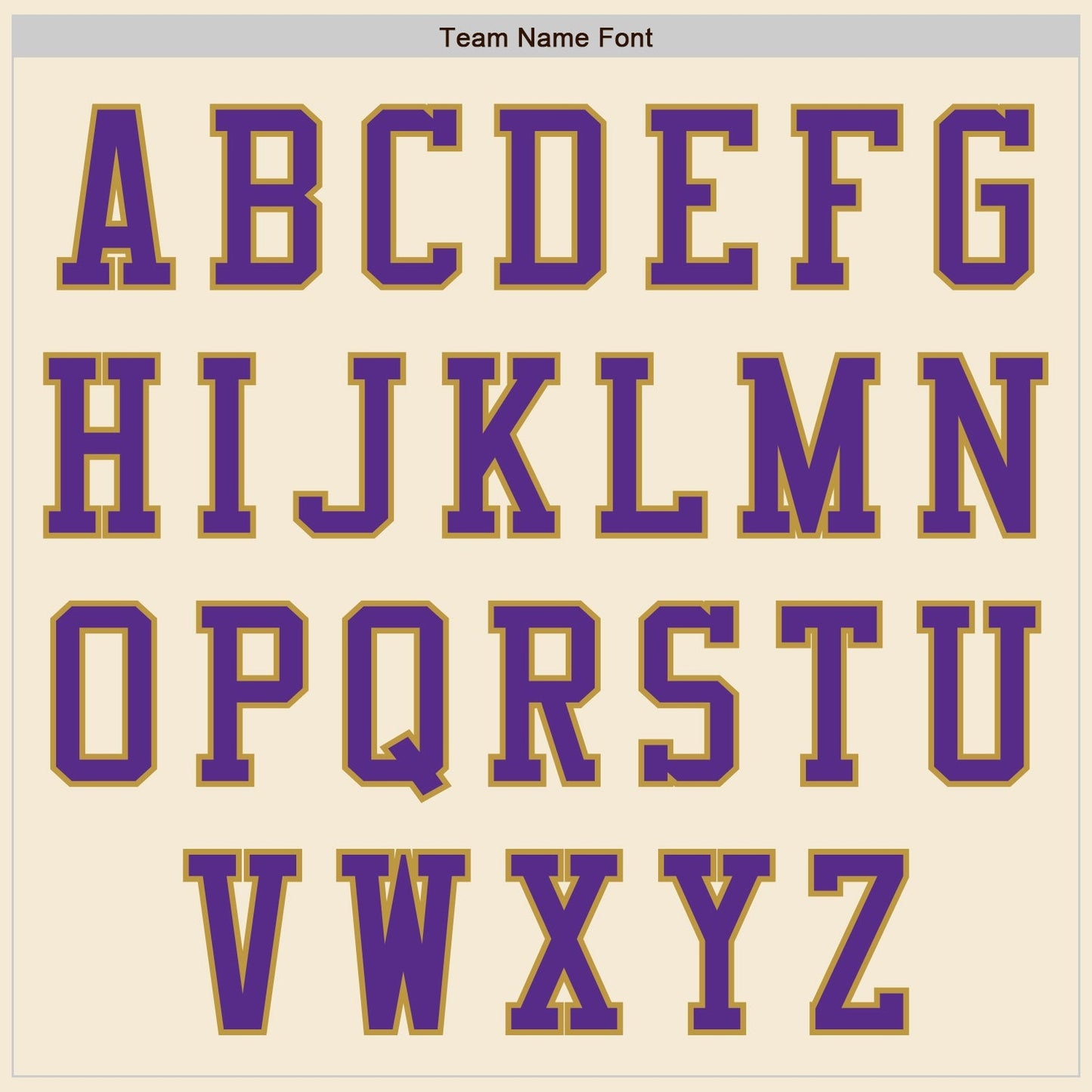 Custom Cream Purple-Old Gold Authentic Baseball Jersey baseball jersey product view 3