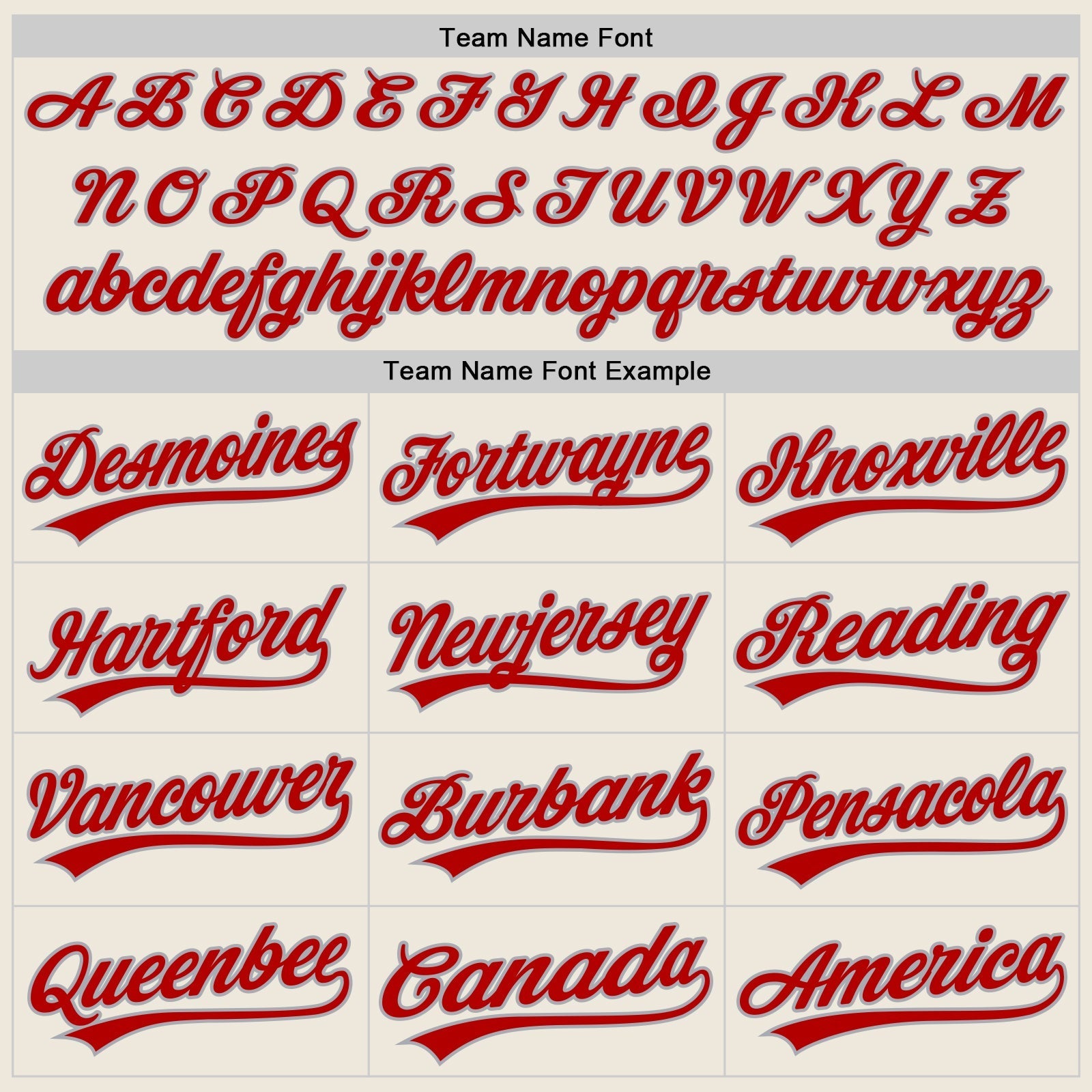 Custom Cream Red-Gray Authentic Baseball Jersey baseball jersey product view 4