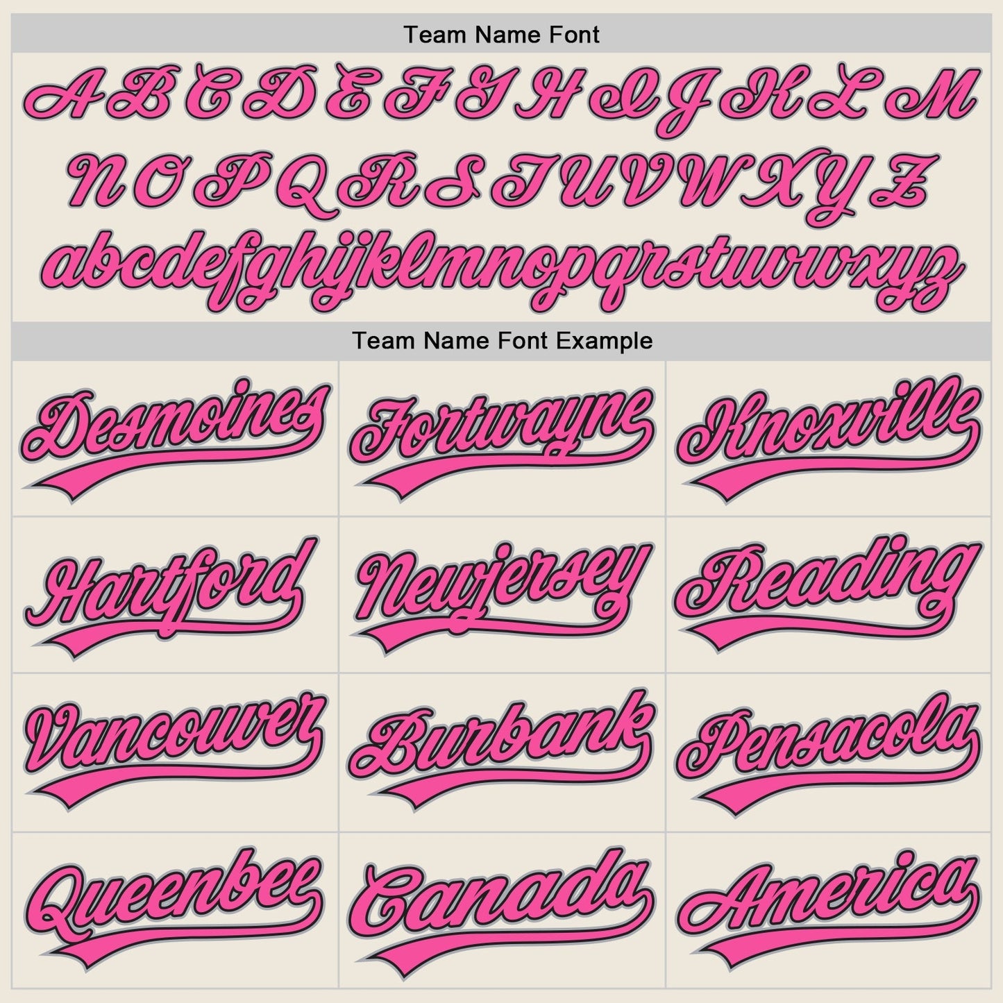 Custom Cream Gray Black-Pink Authentic Baseball Jersey baseball jersey product view 4