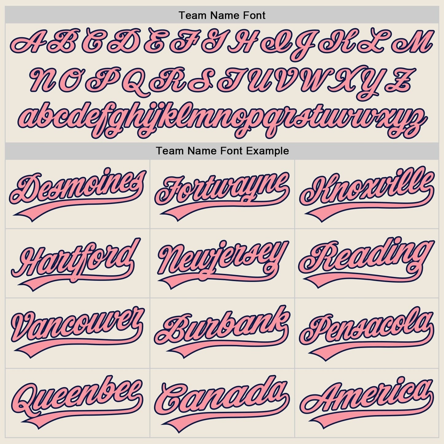 Custom Cream Medium Pink-Navy Authentic Baseball Jersey baseball jersey product view 4
