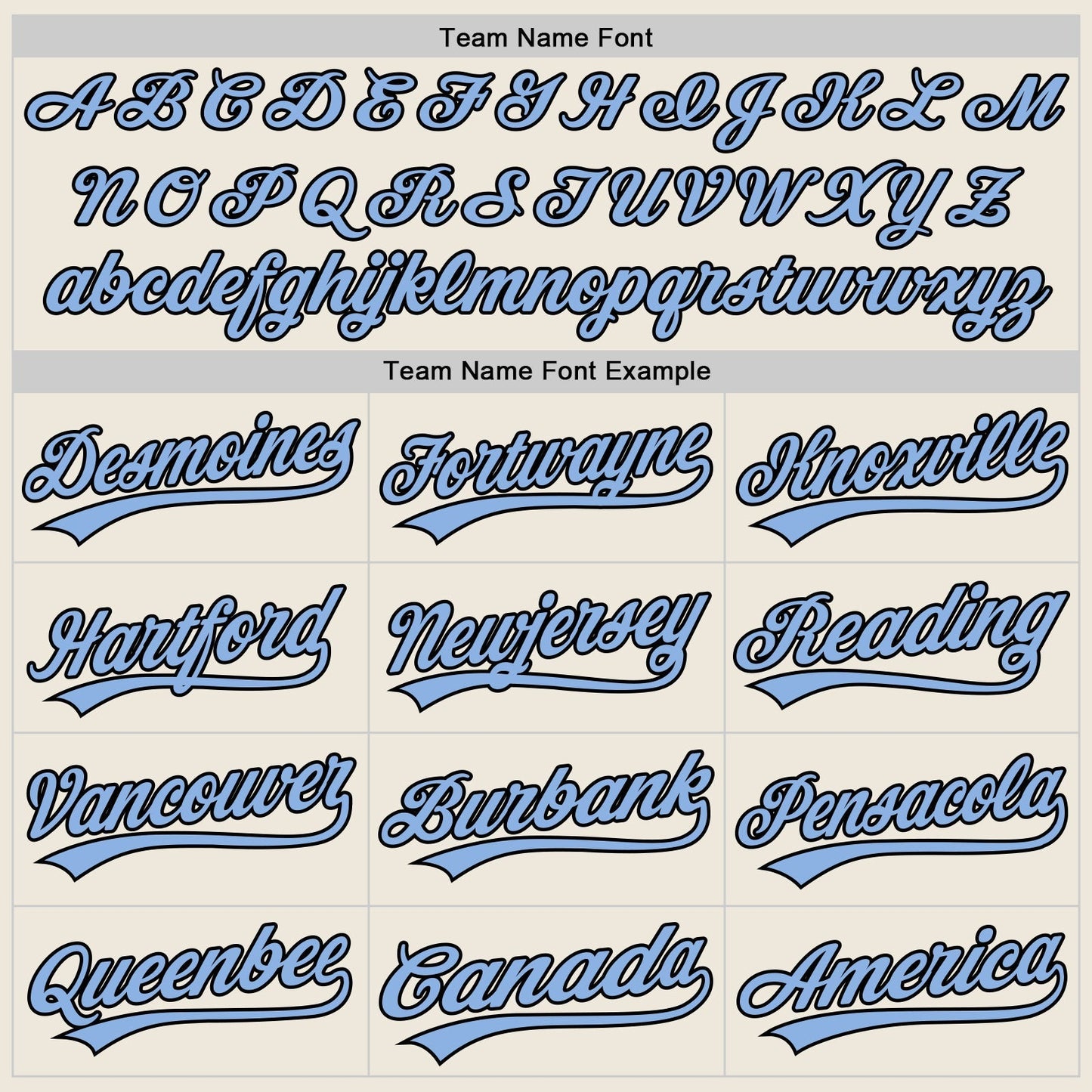 Custom Cream Light Blue-Black Authentic Baseball Jersey baseball jersey product view 4