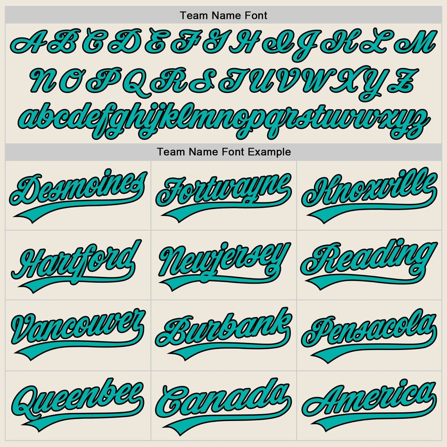 Custom Cream Aqua-Black Authentic Baseball Jersey baseball jersey product view 4