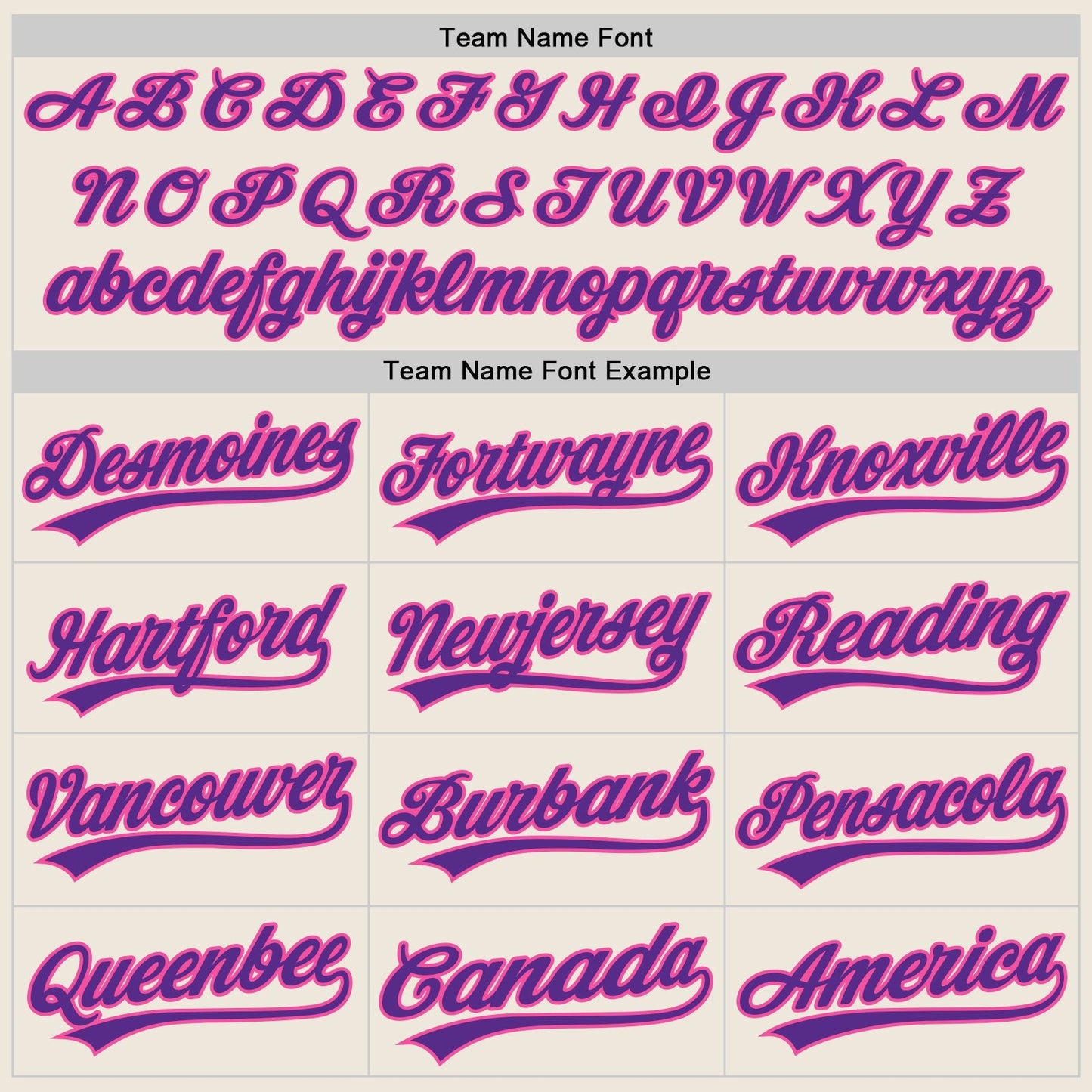 Custom Cream Purple-Pink Authentic Baseball Jersey baseball jersey product view 4