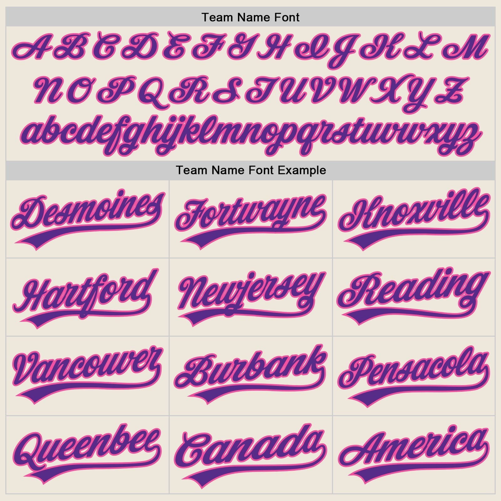 Custom Cream Purple-Pink Authentic Baseball Jersey baseball jersey product view 4