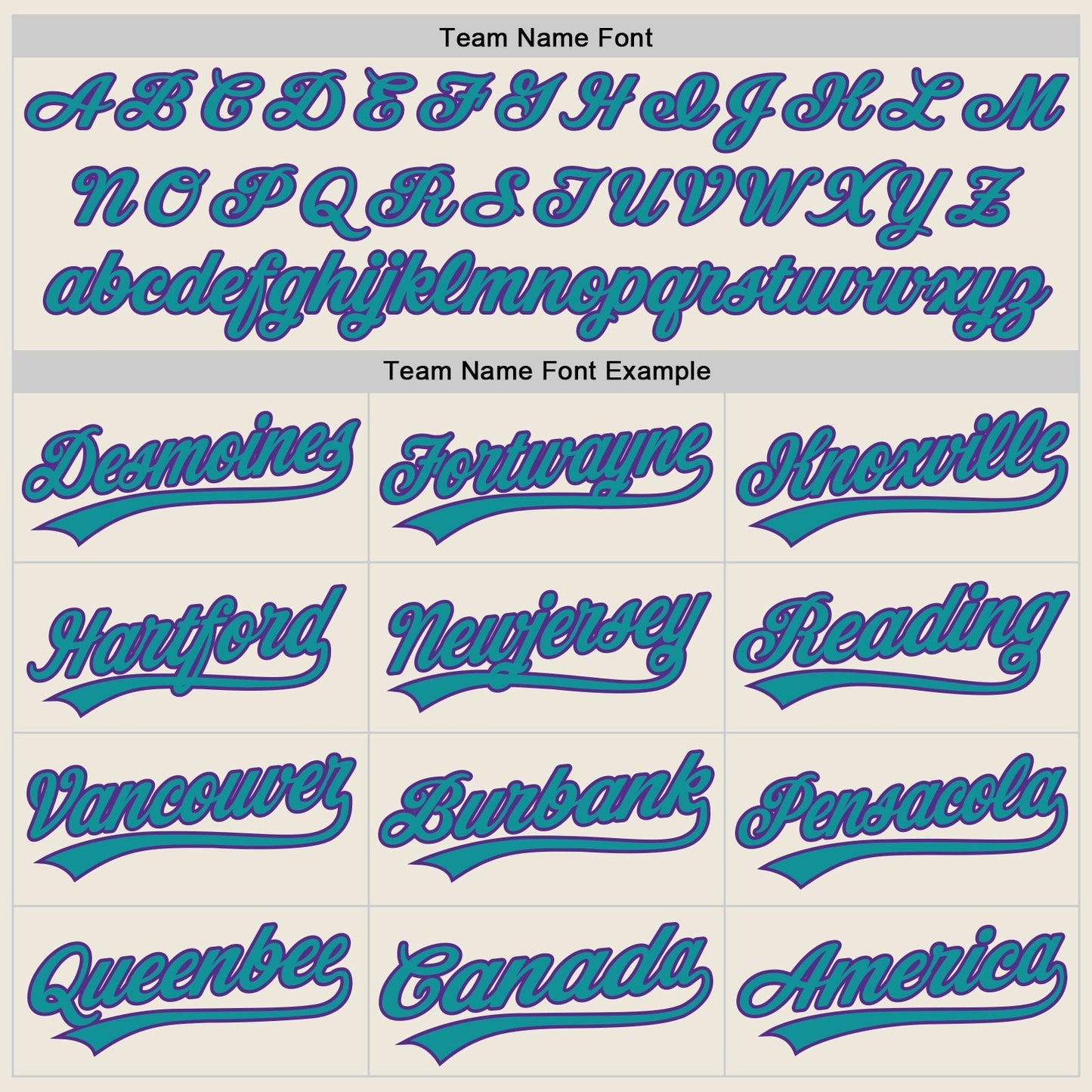 Custom Cream Teal-Purple Authentic Baseball Jersey baseball jersey product view 4