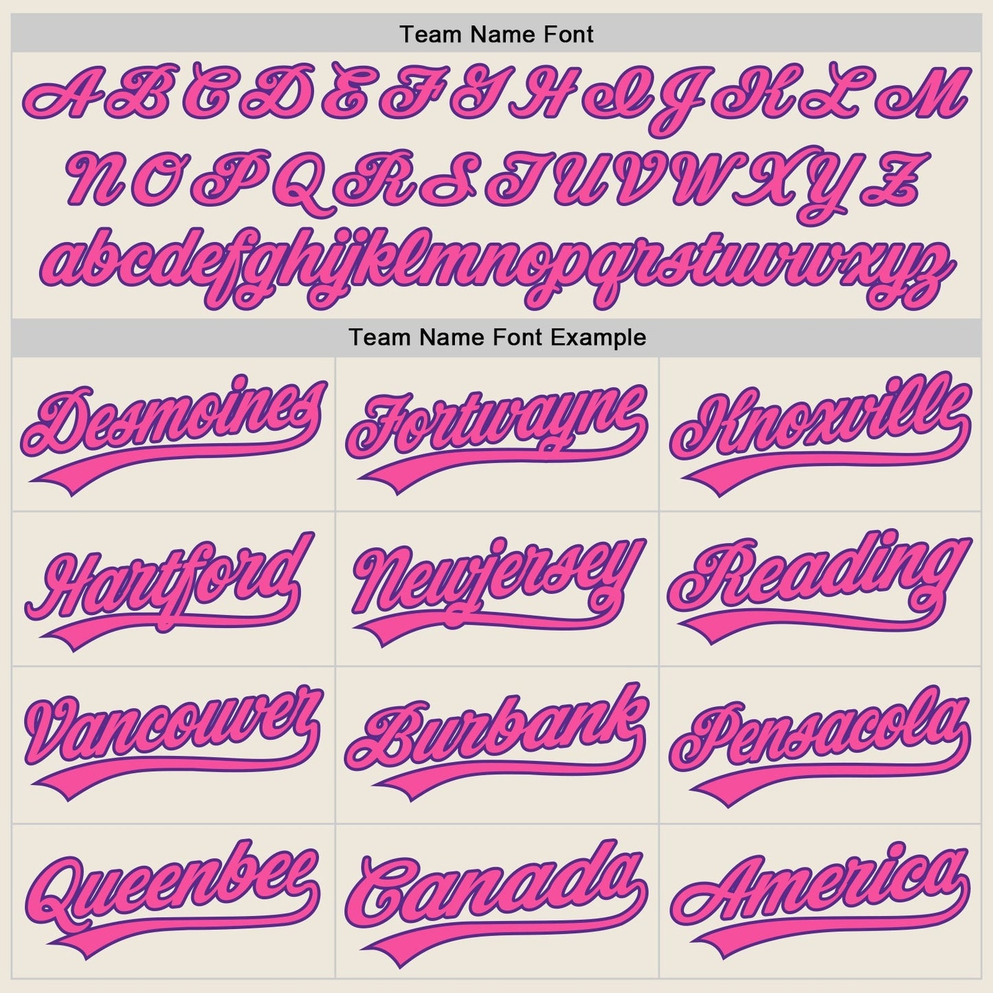 Custom Cream Pink-Purple Authentic Baseball Jersey baseball jersey product view 4