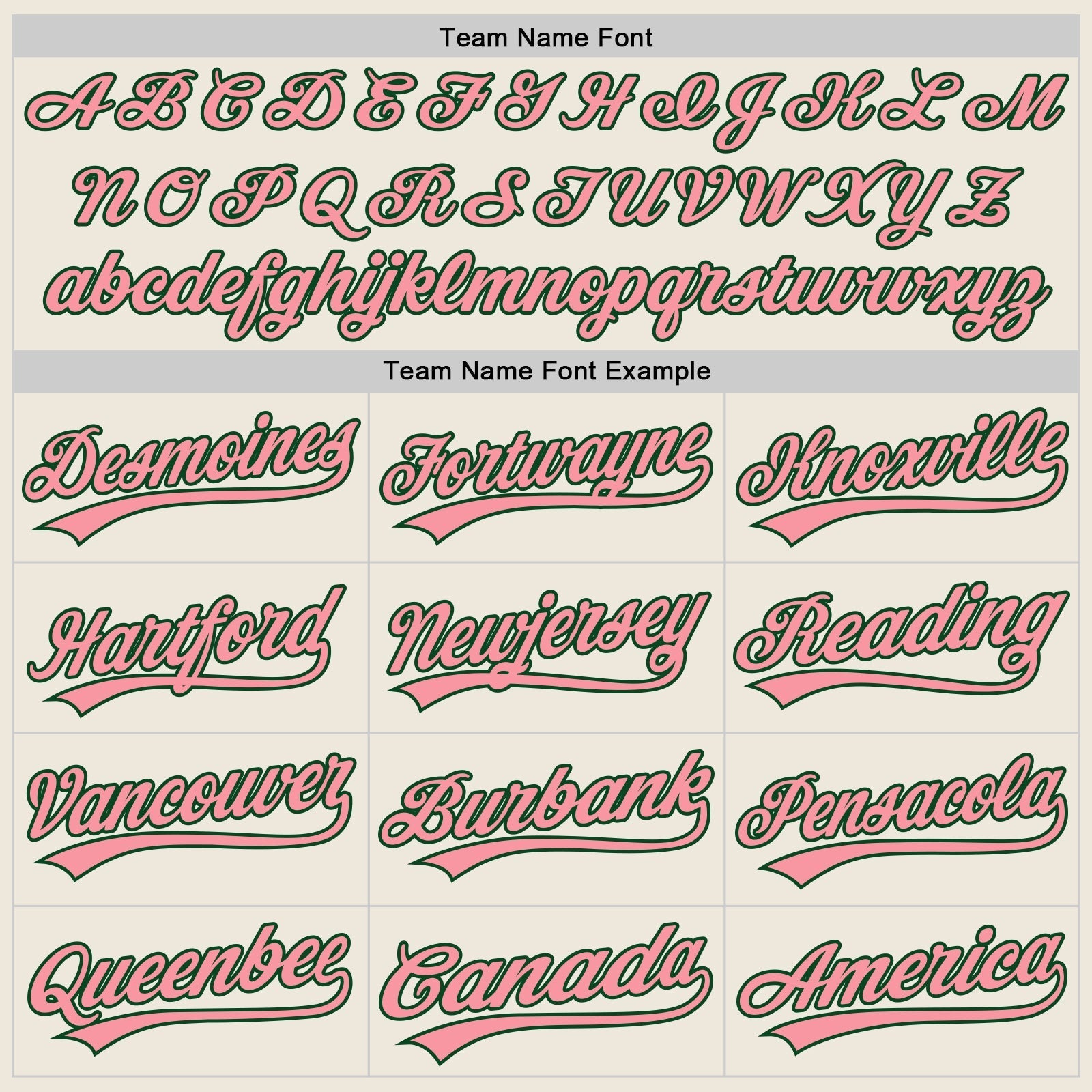 Custom Cream Medium Pink-Green Authentic Baseball Jersey baseball jersey product view 4