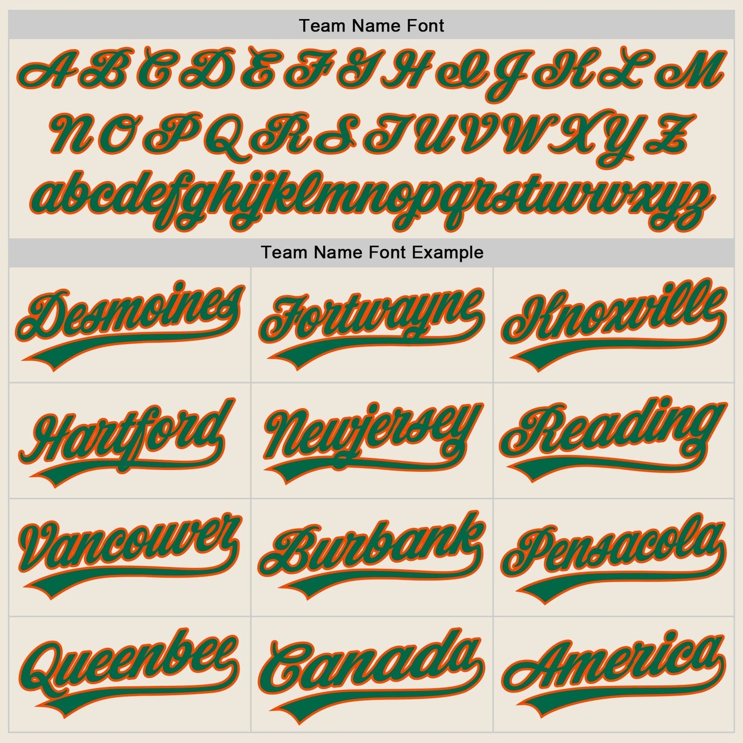 Custom Cream Kelly Green-Orange Authentic Baseball Jersey baseball jersey product view 4