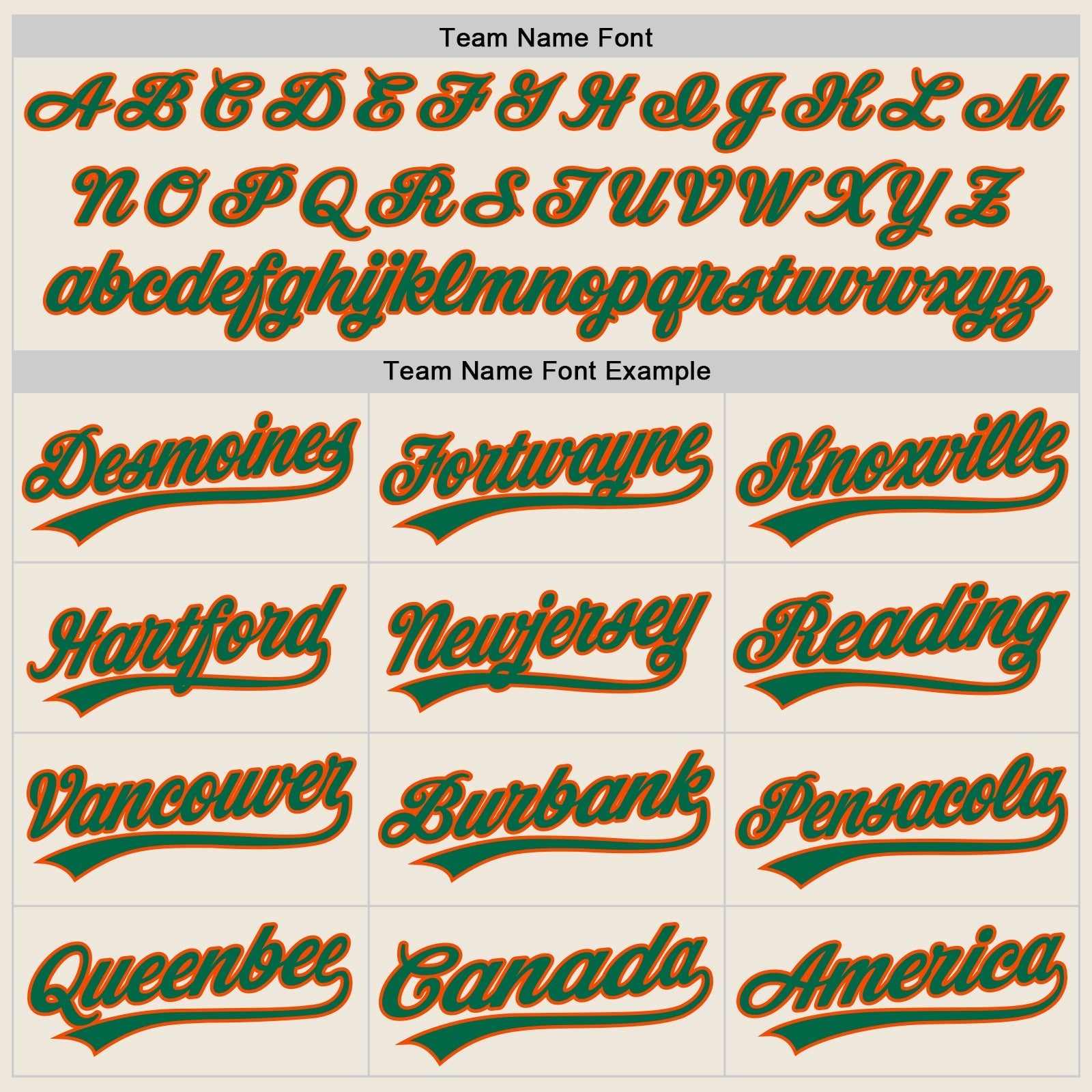 Custom Cream Kelly Green-Orange Authentic Baseball Jersey baseball jersey product view 4