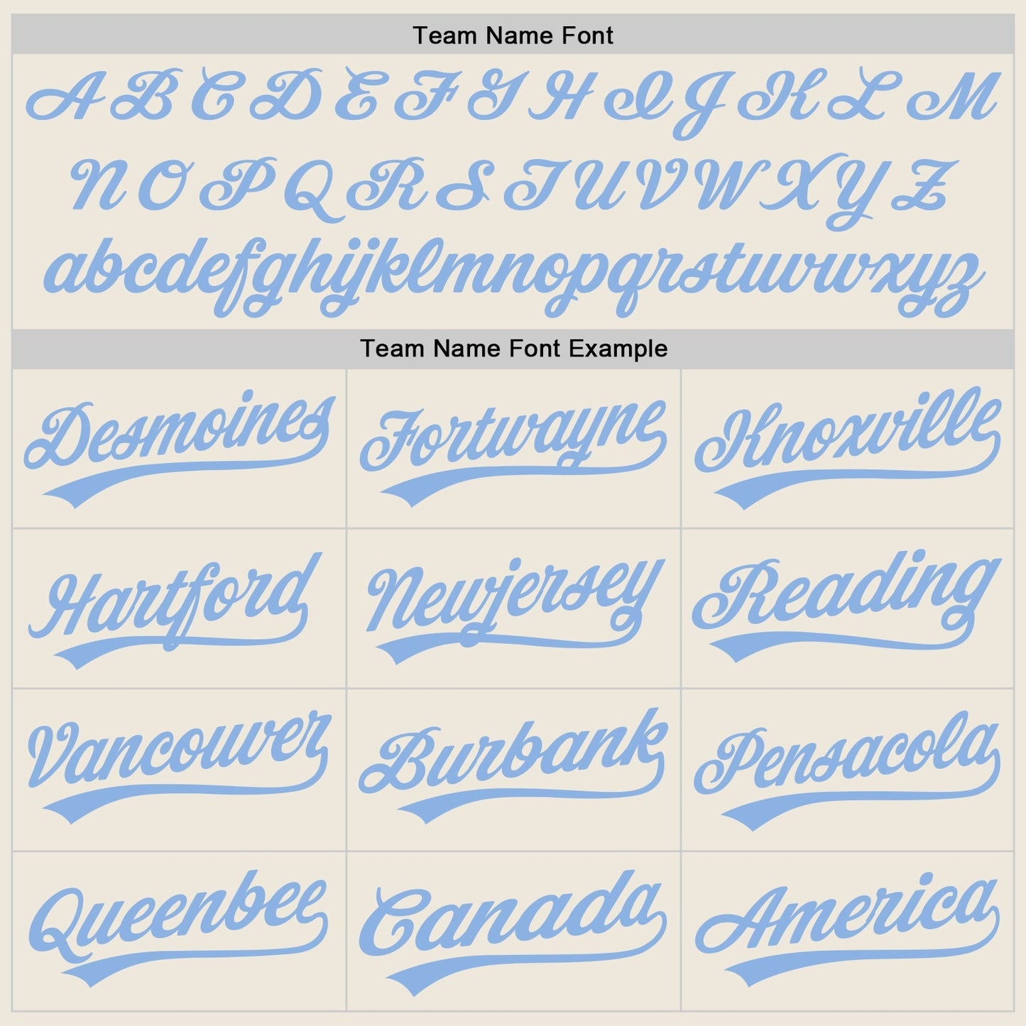 Custom Cream-Light Blue Authentic Baseball Jersey baseball jersey product view 4