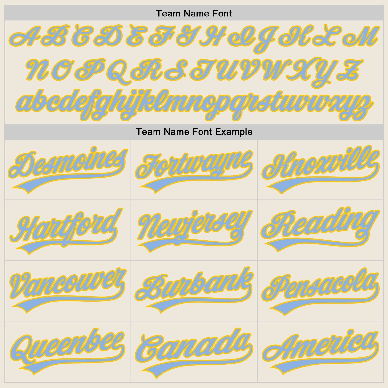 Custom Cream Light Blue-Yellow Authentic Baseball Jersey baseball jersey product view 4