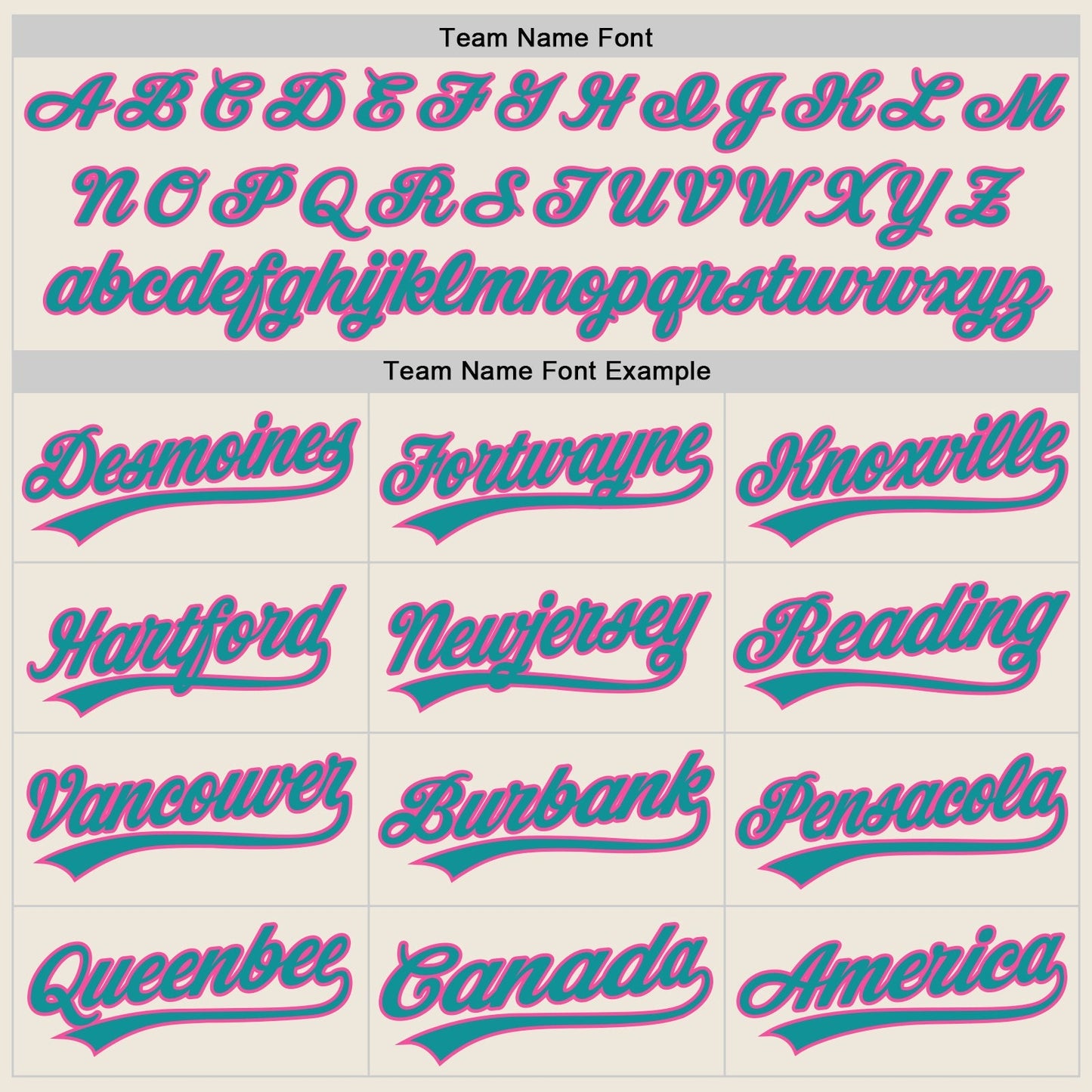 Custom Cream Teal-Pink Authentic Baseball Jersey baseball jersey product view 4