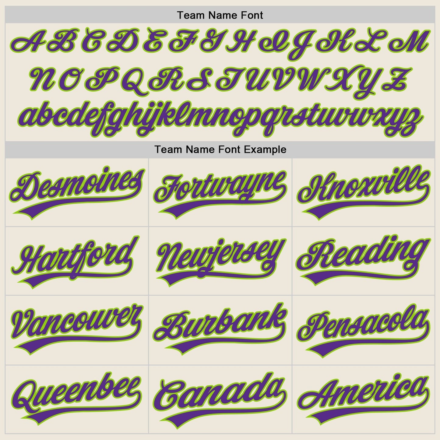 Custom Cream Purple-Neon Green Authentic Baseball Jersey baseball jersey product view 4