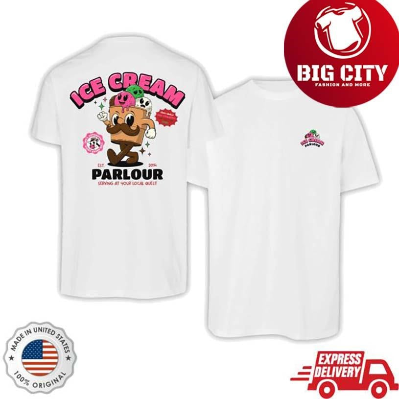 Creator Ice Cream Parlour By Iballisticsquid Two Sided Shirt Unisex T-shirt, Sweatshirt, Hoodie, Long Sleeve Tee - T-Shirt, Sweatshirt, Hoodie