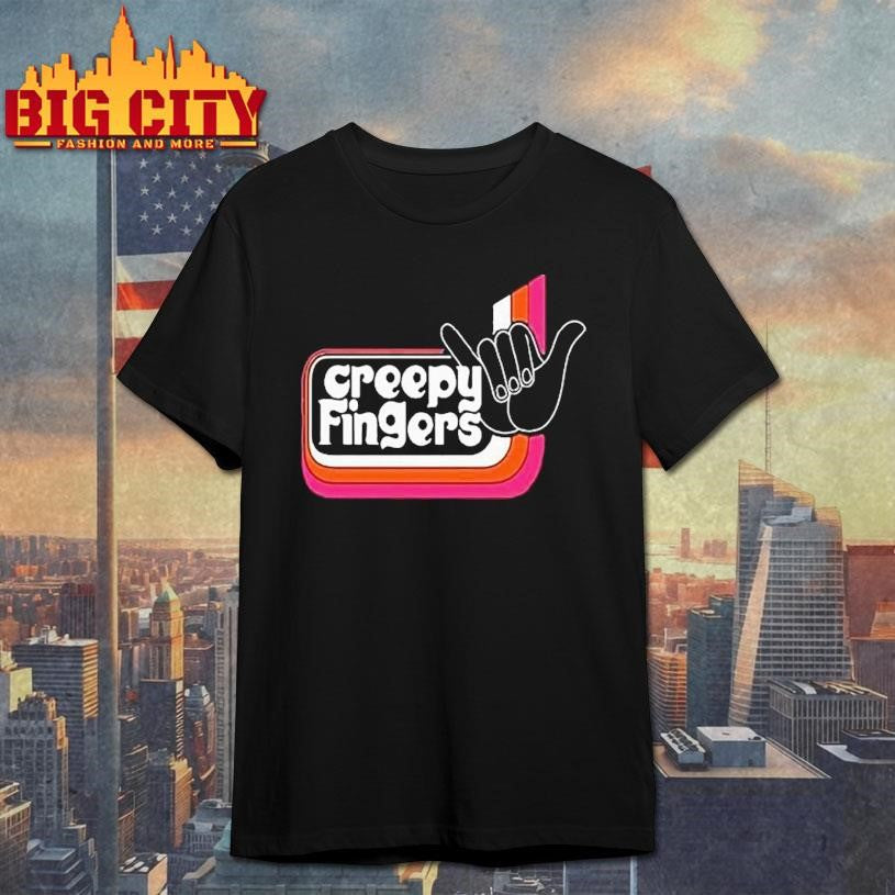 Creepy Fingers Black Aloha Shirt Unisex T-shirt, Sweatshirt, Hoodie, Long Sleeve Tee - T-Shirt, Sweatshirt, Hoodie