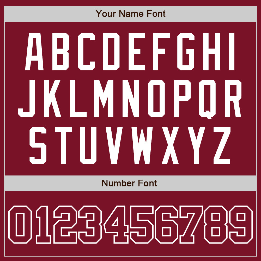 Custom Crimson Crimson-White Authentic Baseball Jersey baseball jersey product view 5