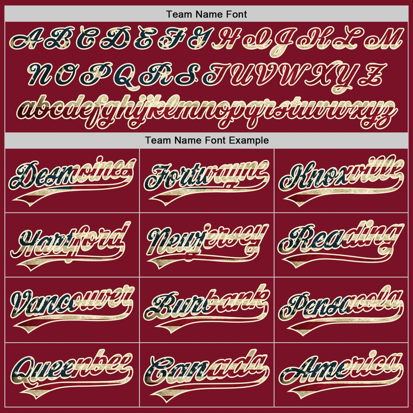 Custom Crimson Vintage USA Flag-Cream Authentic Baseball Jersey baseball jersey product view 5
