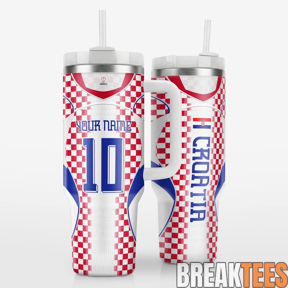 Croatia Jersey Design WC26 Custom Tumbler Unisex T-shirt, Sweatshirt, Hoodie, Long Sleeve Tee - T-Shirt, Sweatshirt, Hoodie